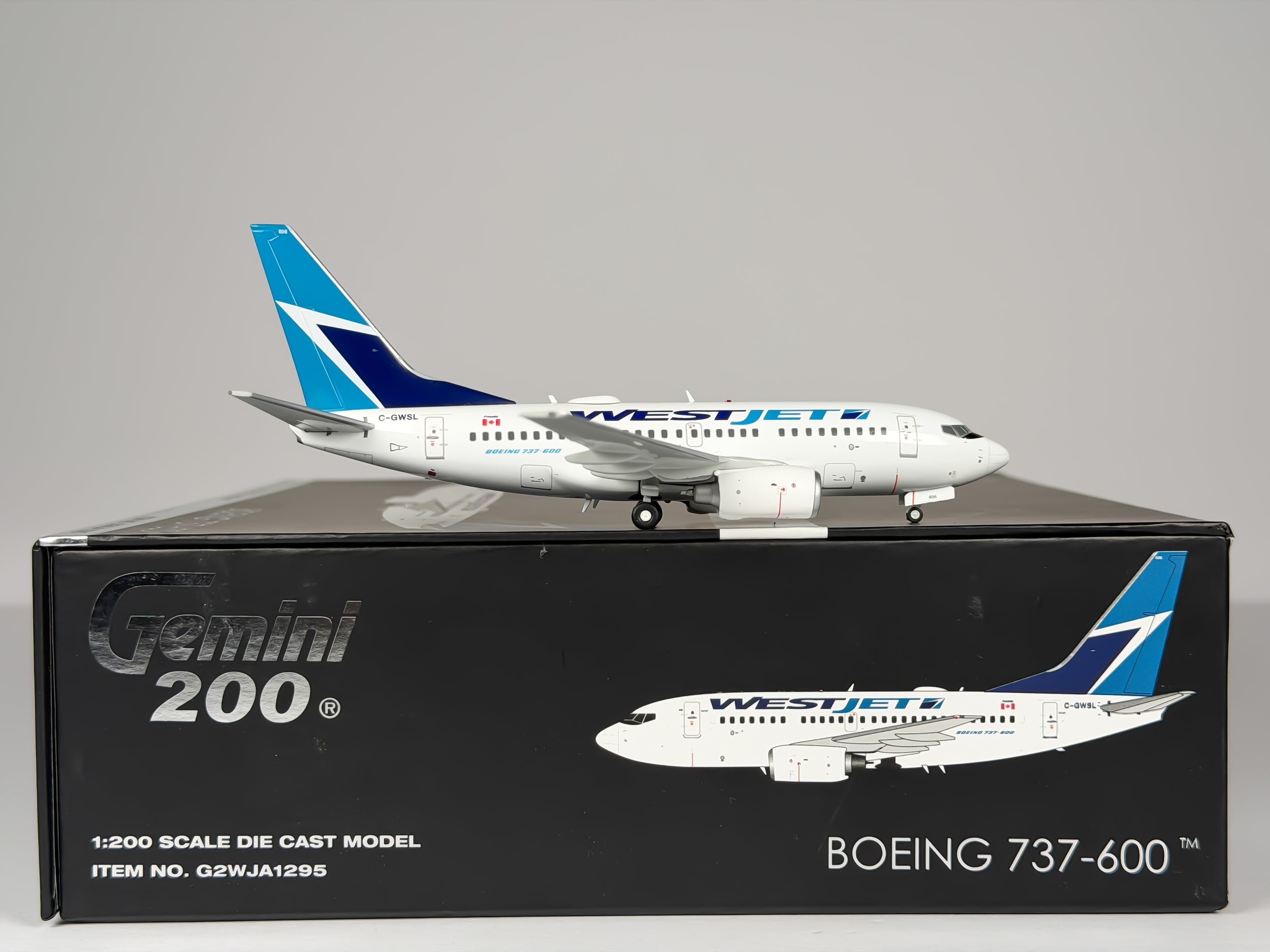 WestJet Boeing 737-600 1:200 Gemini Jets C-GWSL (G2WJA1295)