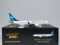 WestJet Boeing 737 MAX 8 1:200 Gemini Jets C-FRAX (G2WJA688)
