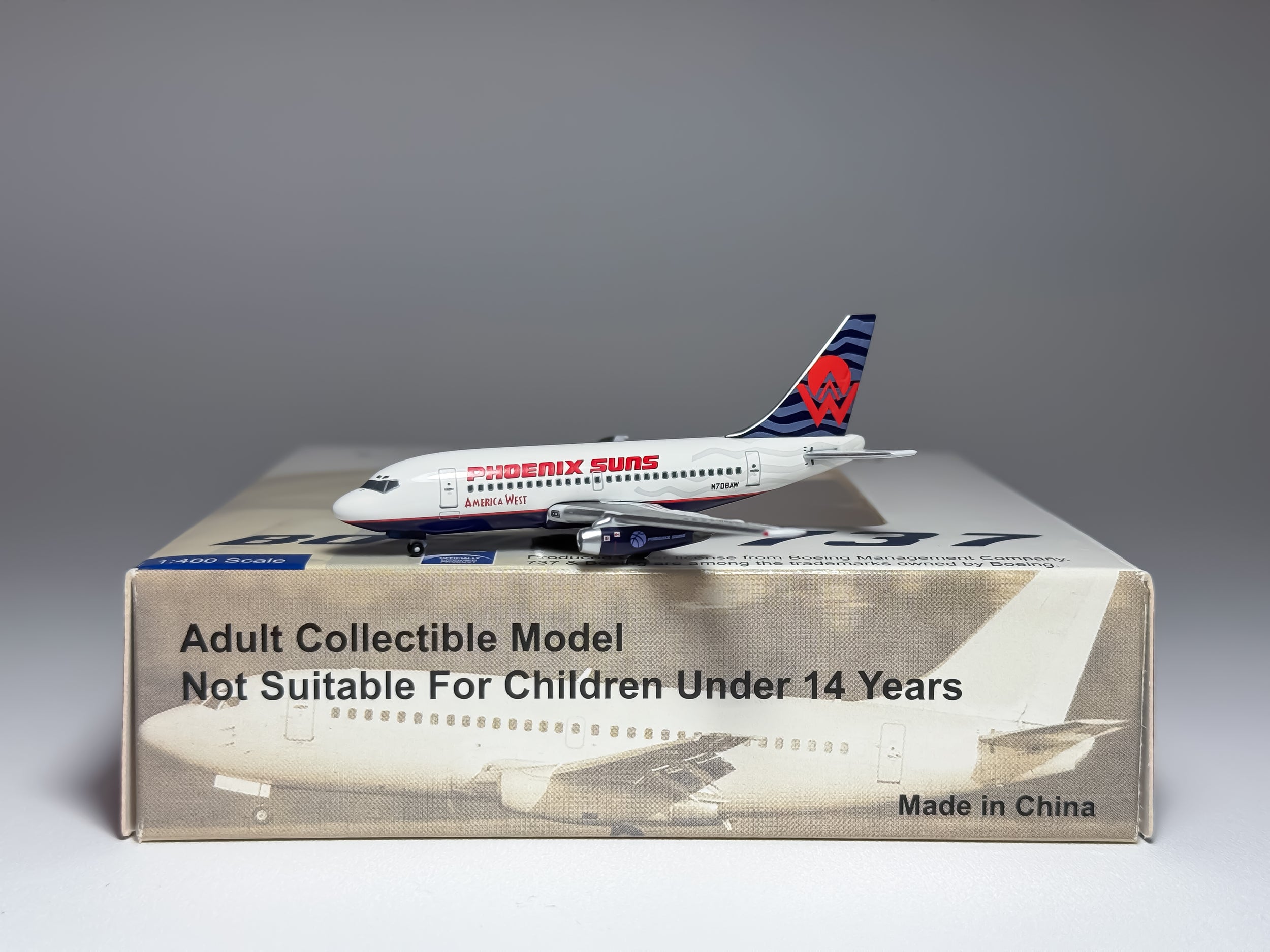 America West Boeing 737-100 1:400 Aeroclassics N708AW (GBMN708AW)