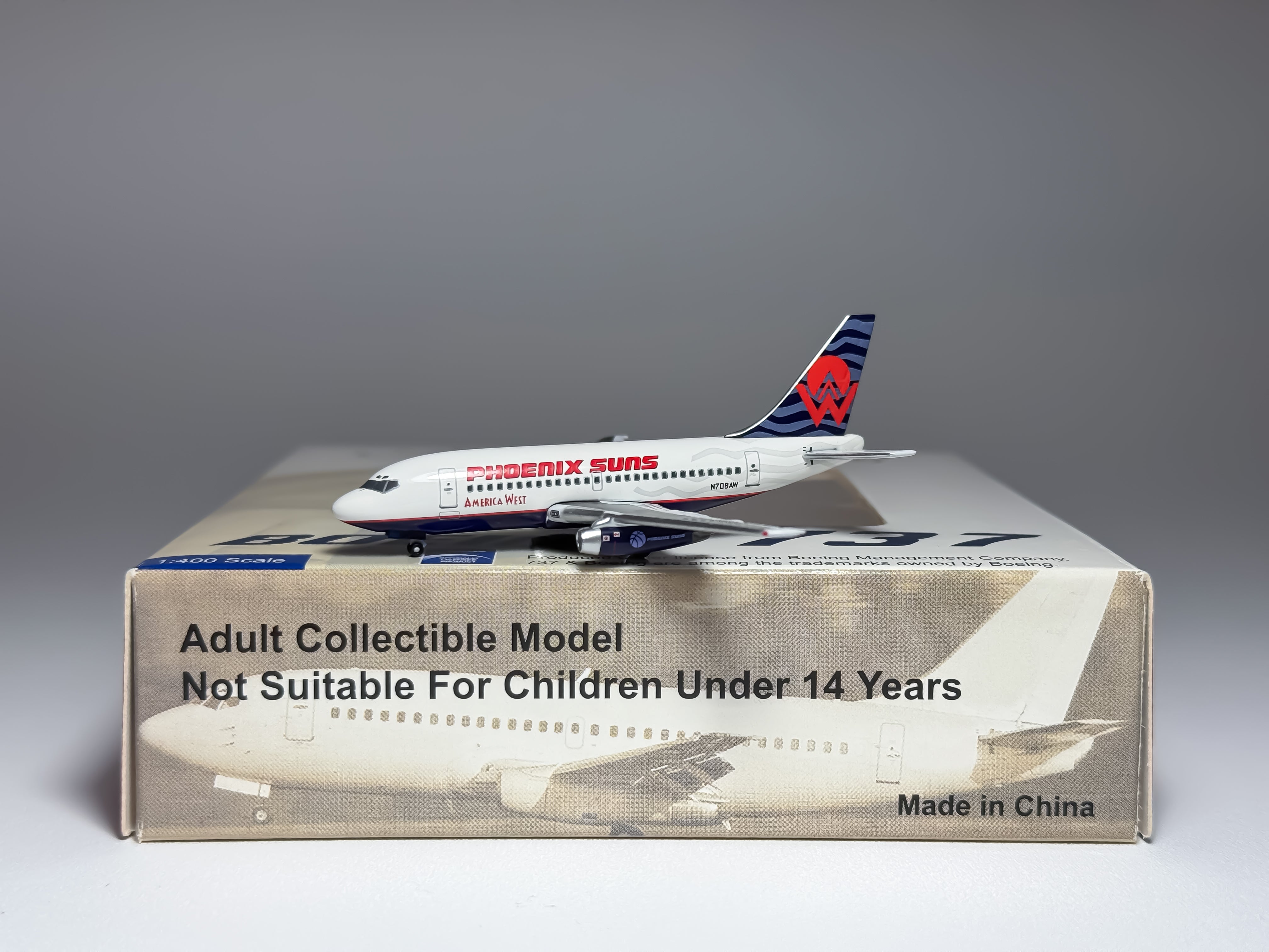 America West Boeing 737-100 1:400 Aeroclassics N708AW (GBMN708AW)