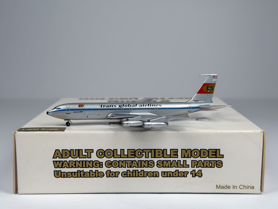 Trans Global Airlines Boeing 707-300 1:400 Aeroclassics N324F (GFTGA707)