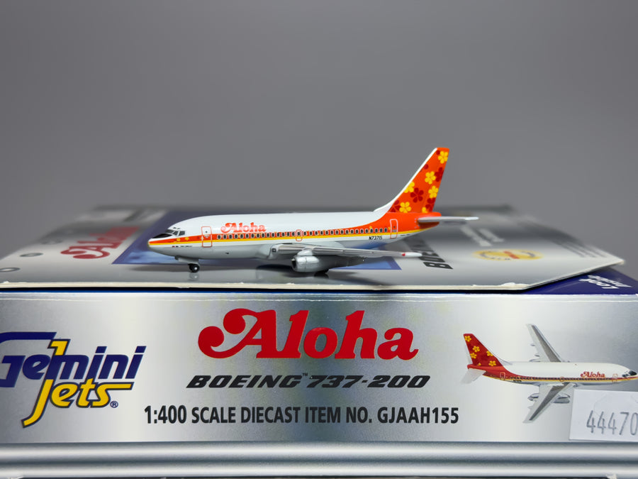Aloha Airlines Boeing 737-200 1:400 Gemini Jets N73715 (GJAAH155)