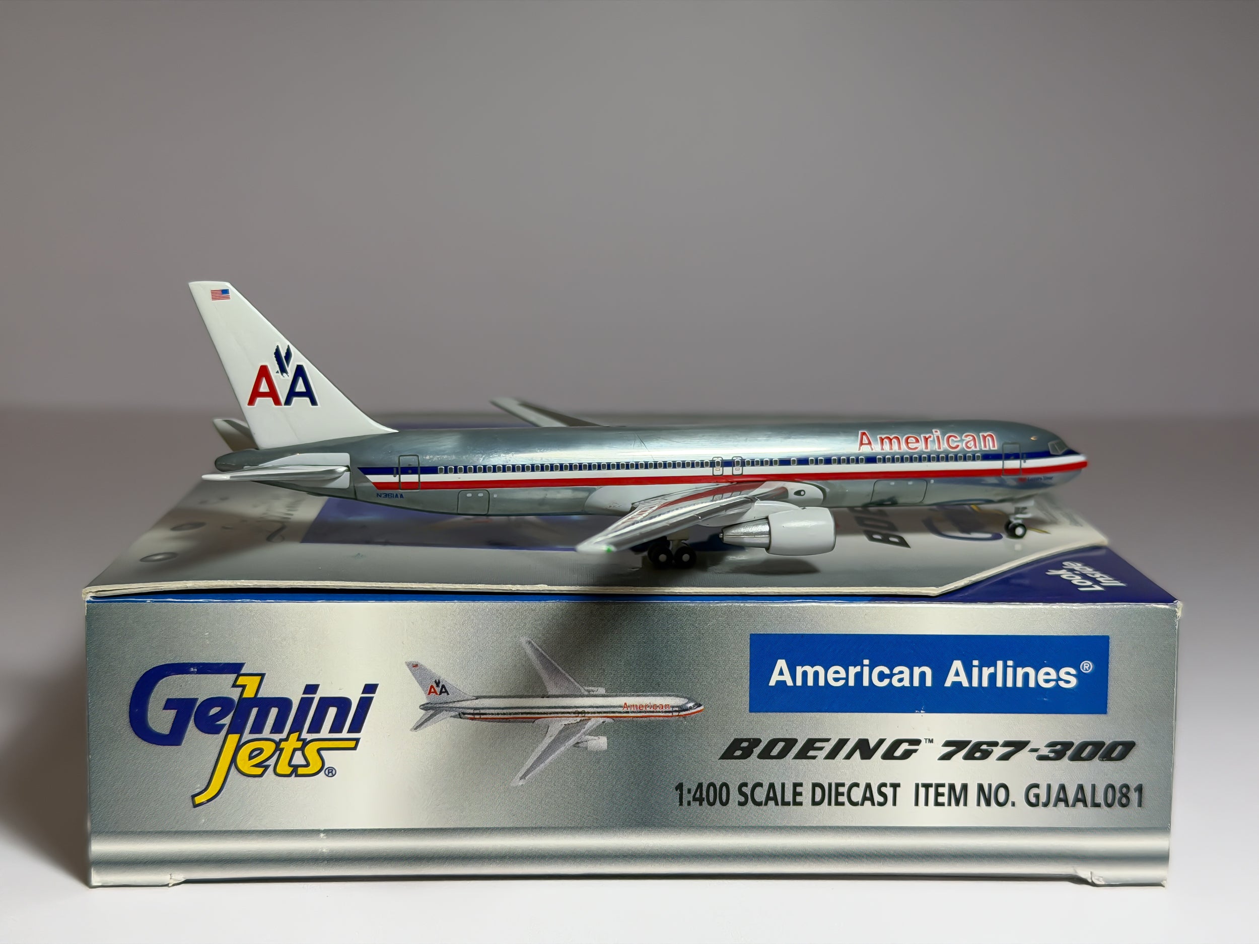 American Airlines Boeing 767-300 1:400 Gemini Jets N361AA (GJAAL081)