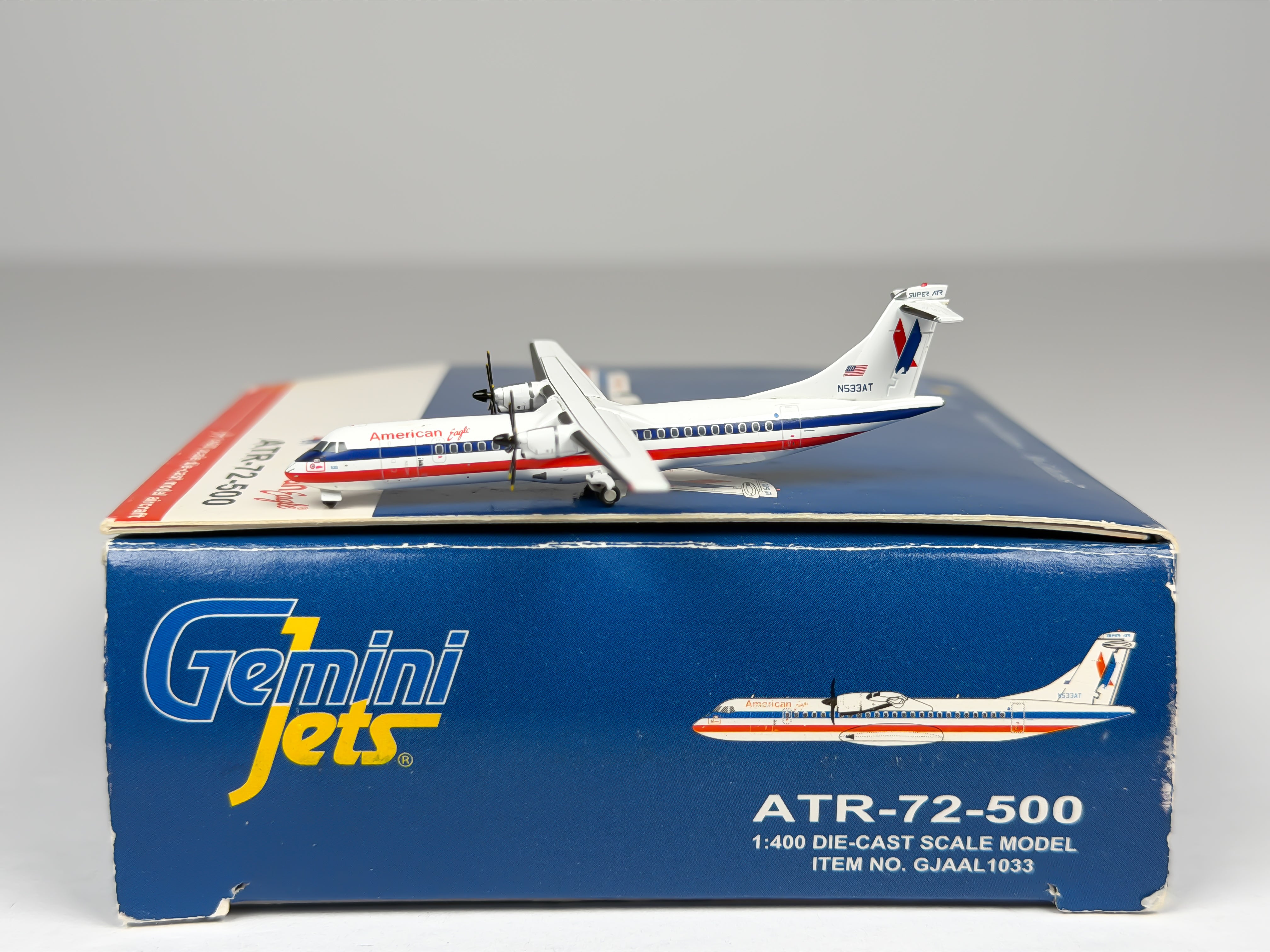 American Eagle ATR 72-500 1:400 Gemini Jets N533AT (GJAAL1033)