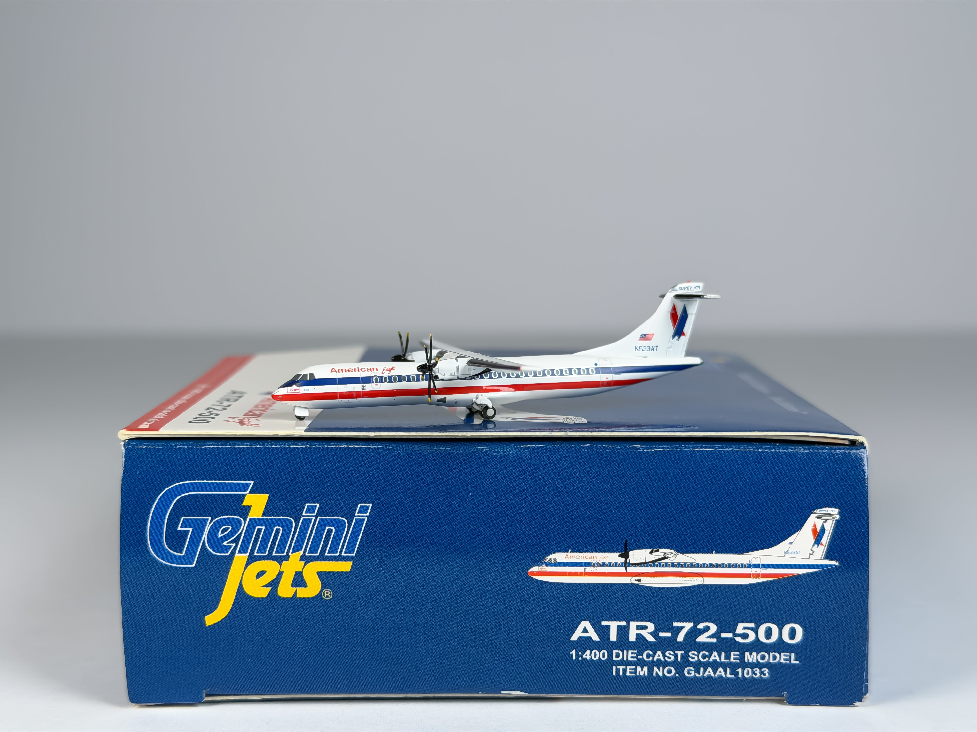 American Eagle ATR 72-500 1:400 Gemini Jets N533AT (GJAAL1033)