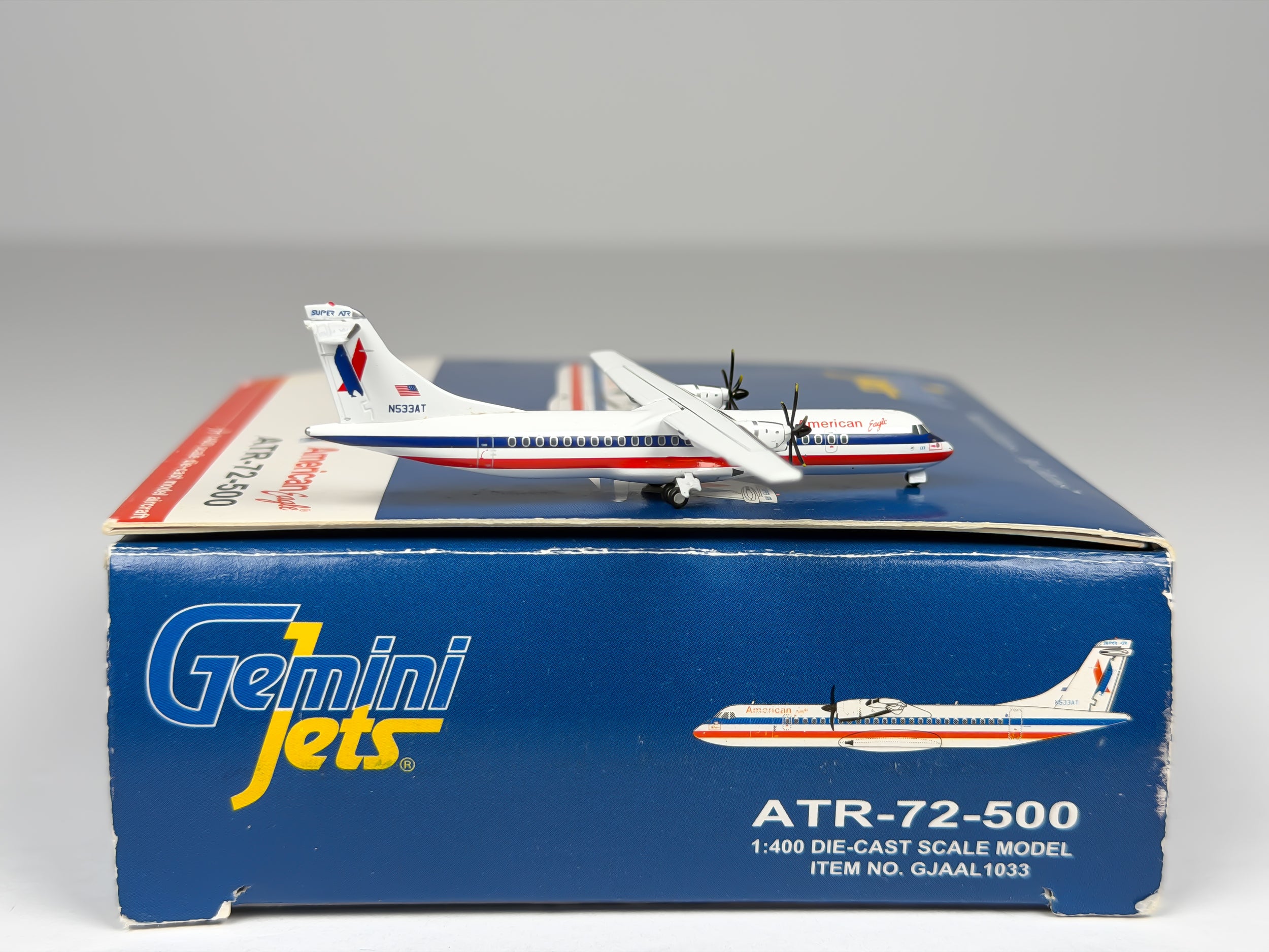 American Eagle ATR 72-500 1:400 Gemini Jets N533AT (GJAAL1033)