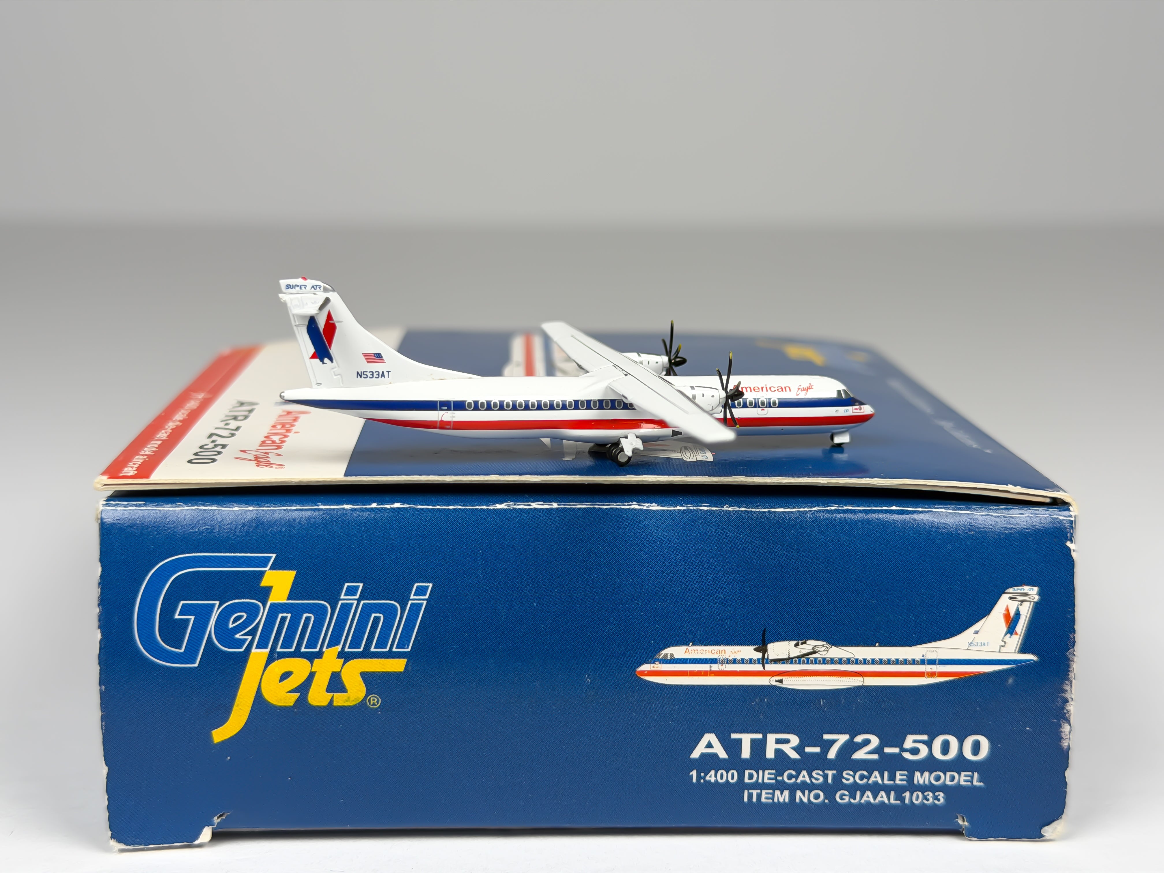 American Eagle ATR 72-500 1:400 Gemini Jets N533AT (GJAAL1033)