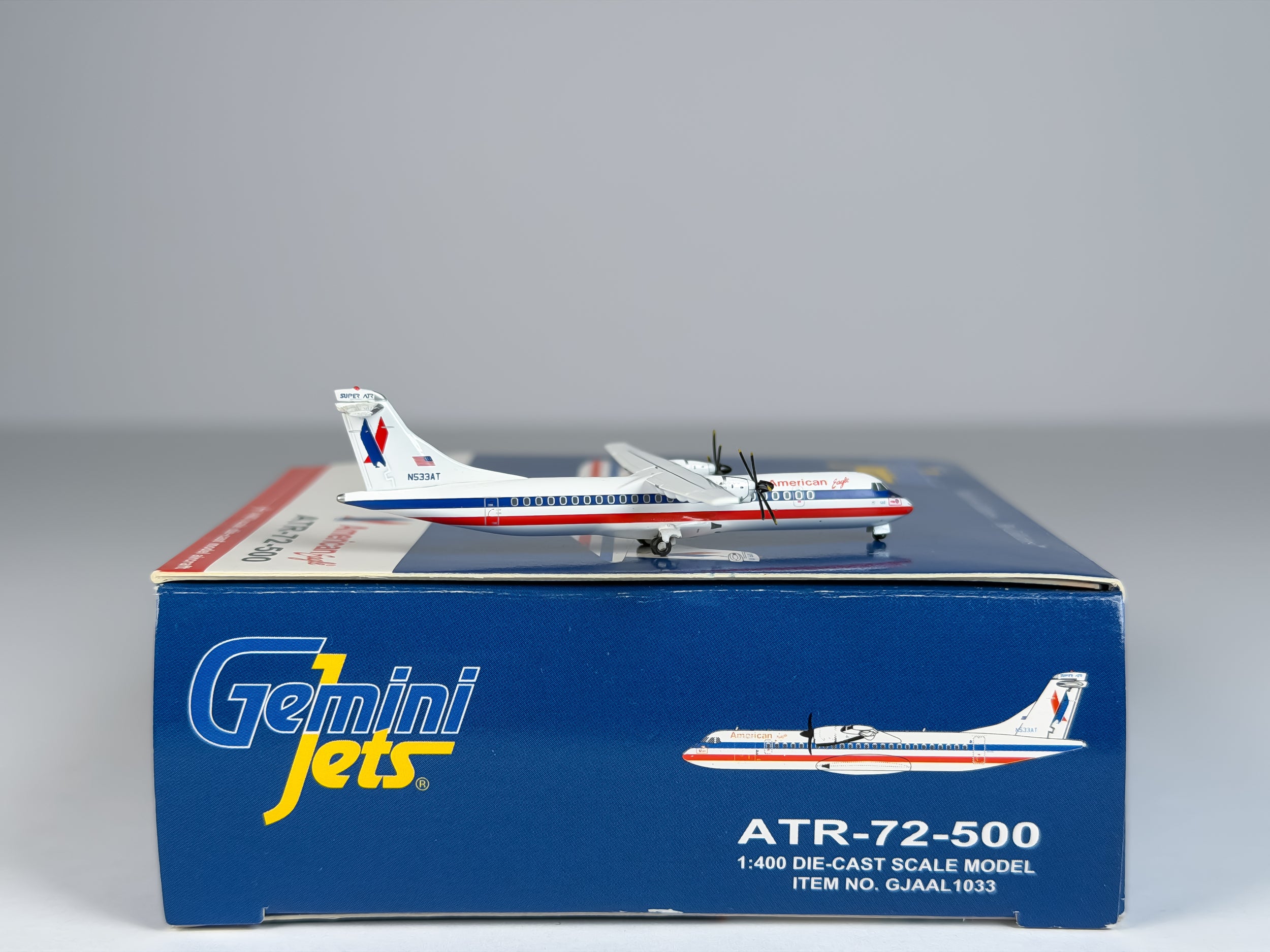 American Eagle ATR 72-500 1:400 Gemini Jets N533AT (GJAAL1033)