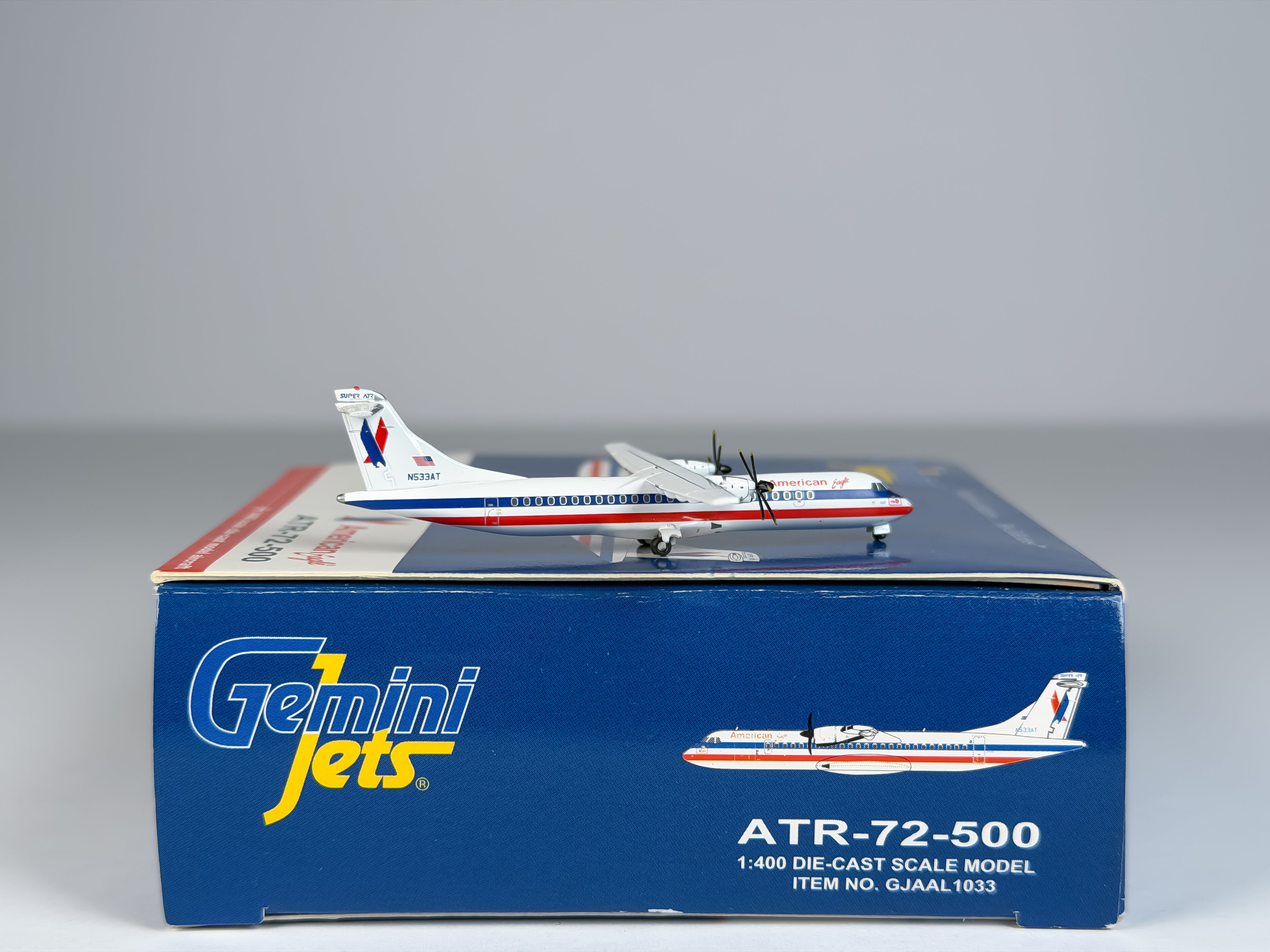 American Eagle ATR 72-500 1:400 Gemini Jets N533AT (GJAAL1033)