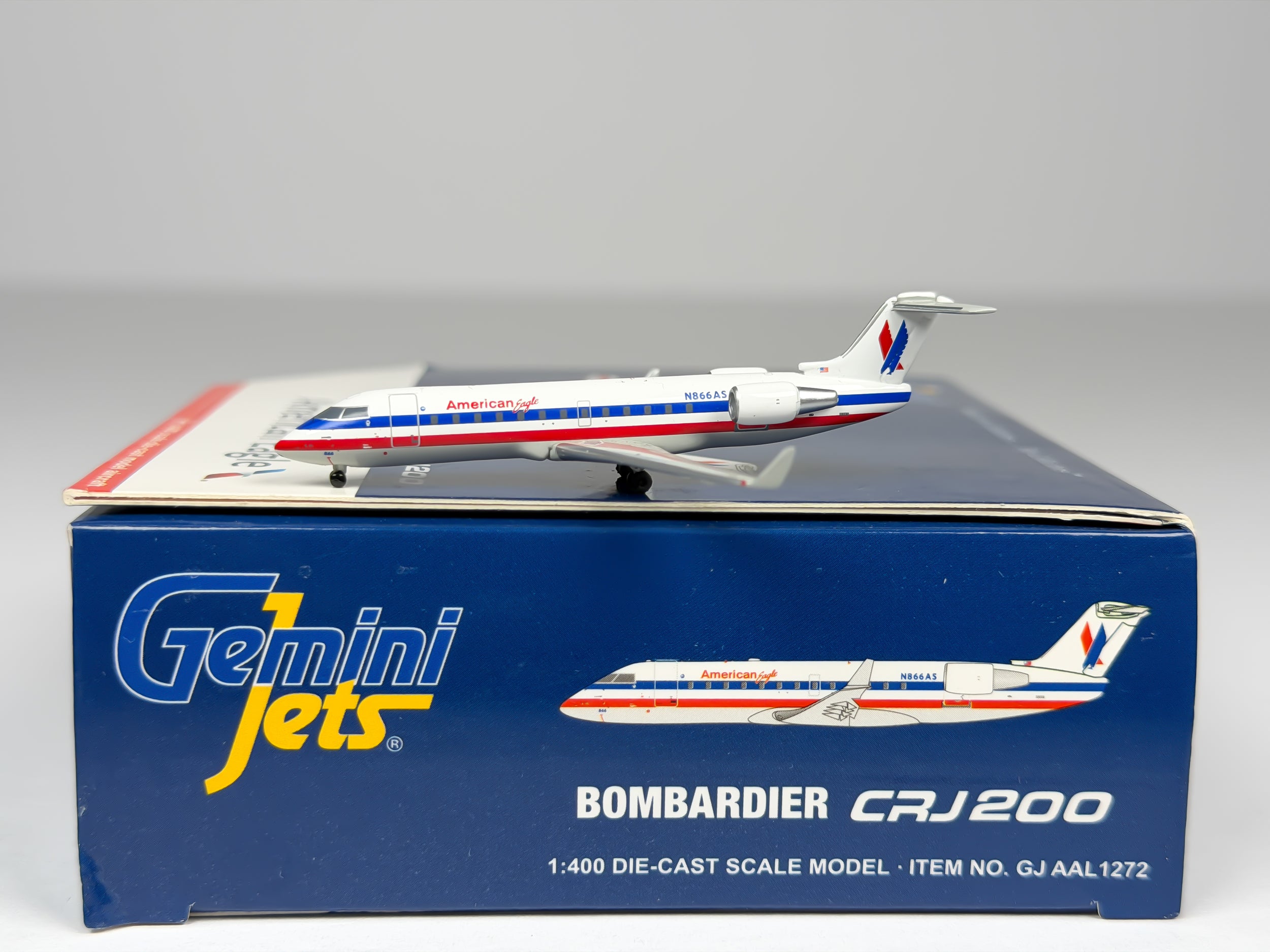 American Eagle Bombardier CRJ200 1:400 Gemini Jets N866AS (GJAAL1272)