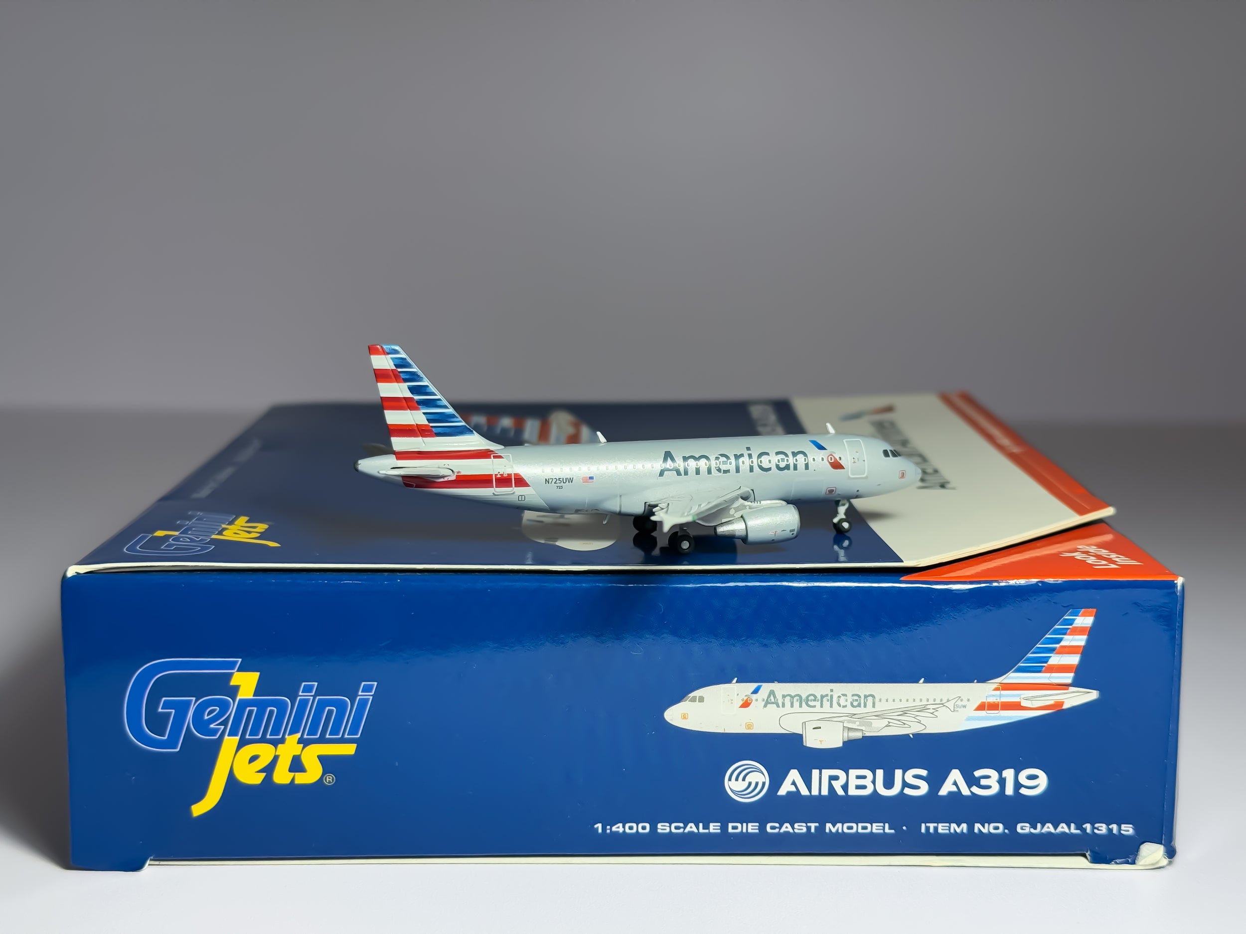 American Airlines Airbus A319 1:400 Gemini Jets N725UW (GJAAL1315)
