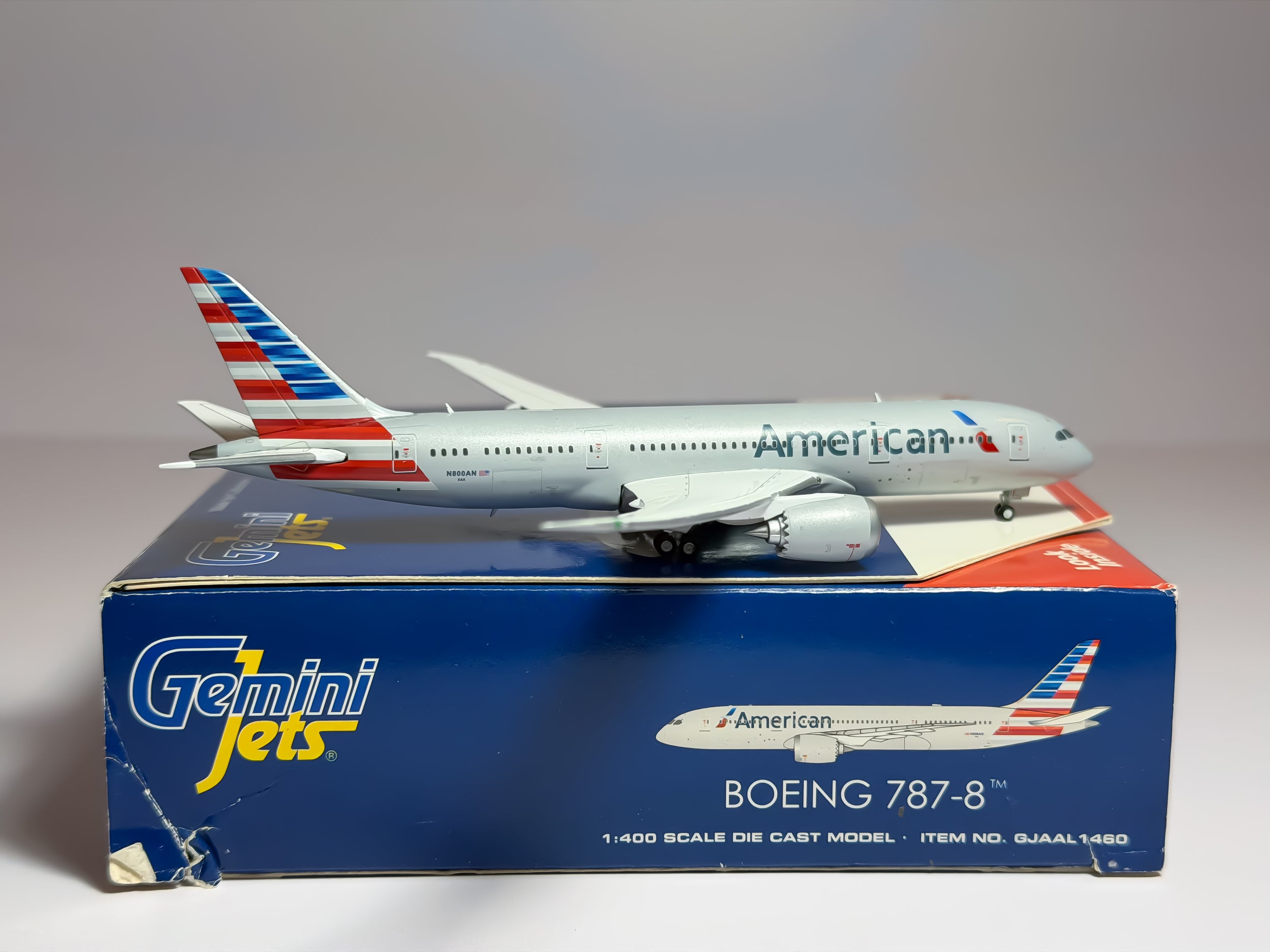 American Airlines Boeing 787-8 1:400 Gemini Jets N800AN (GJAAL1460)
