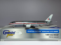 American Airlines Boeing 777-200 1:400 Gemini Jets N777AN (GJAAL147)