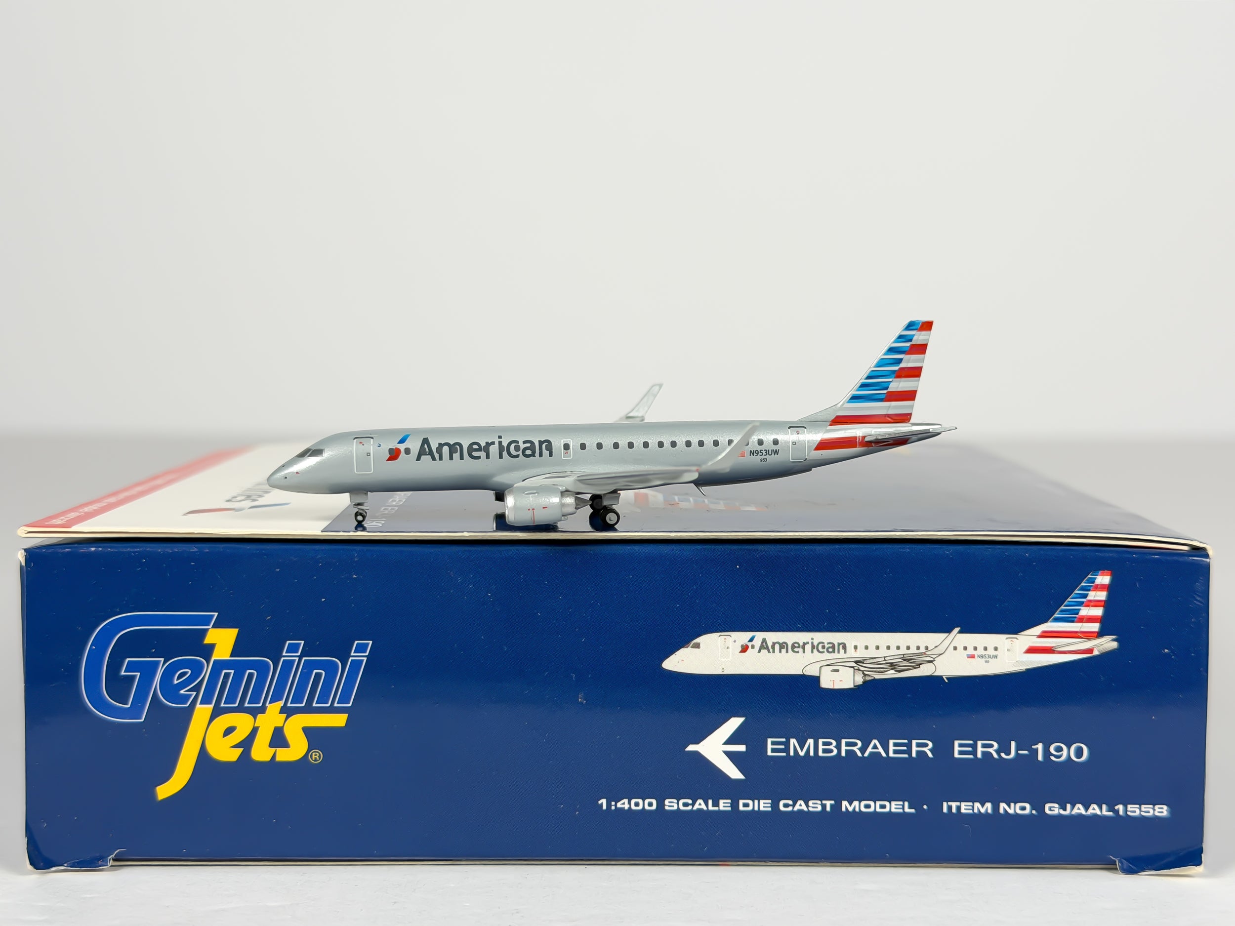 American Airlines Embraer E190 1:400 Gemini Jets N953UW (GJAAL1558)