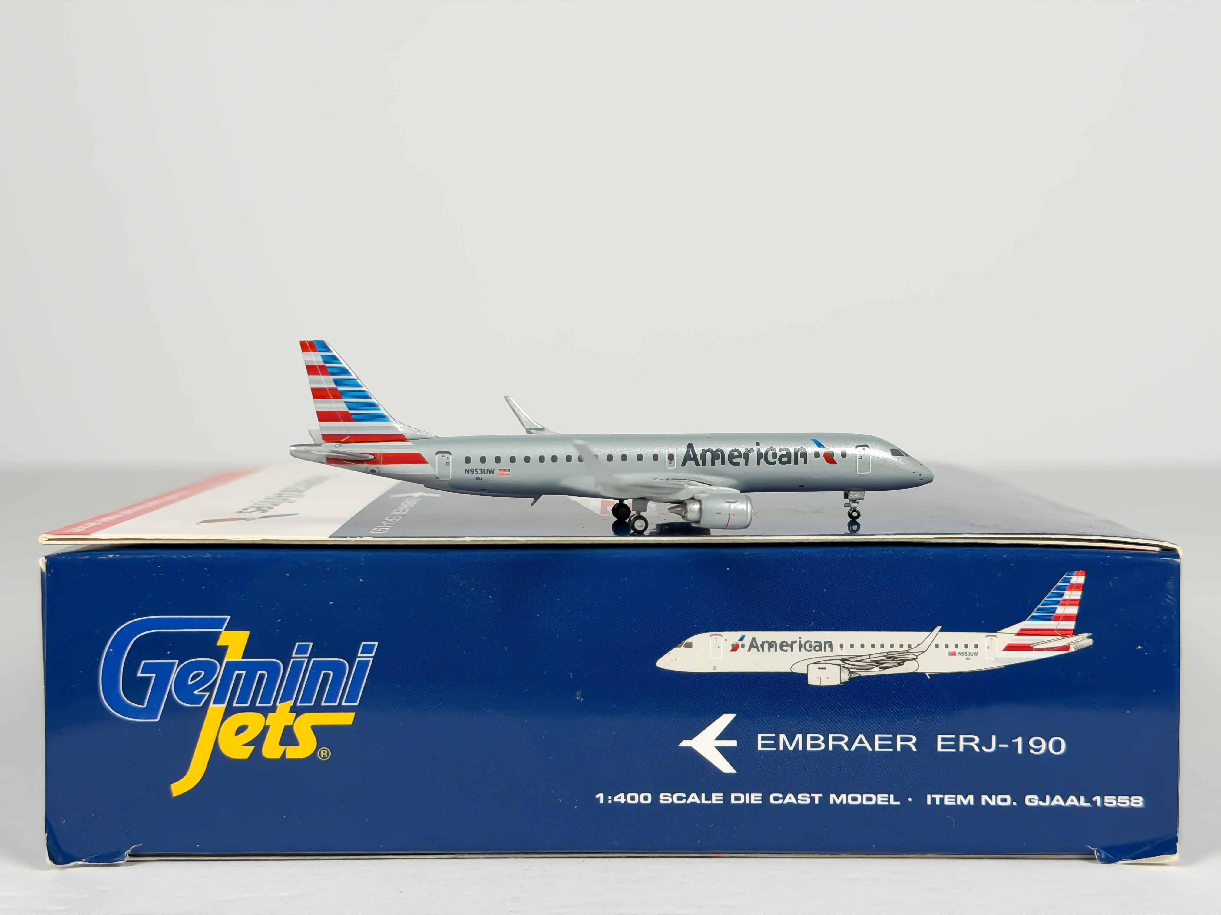 American Airlines Embraer E190 1:400 Gemini Jets N953UW (GJAAL1558)