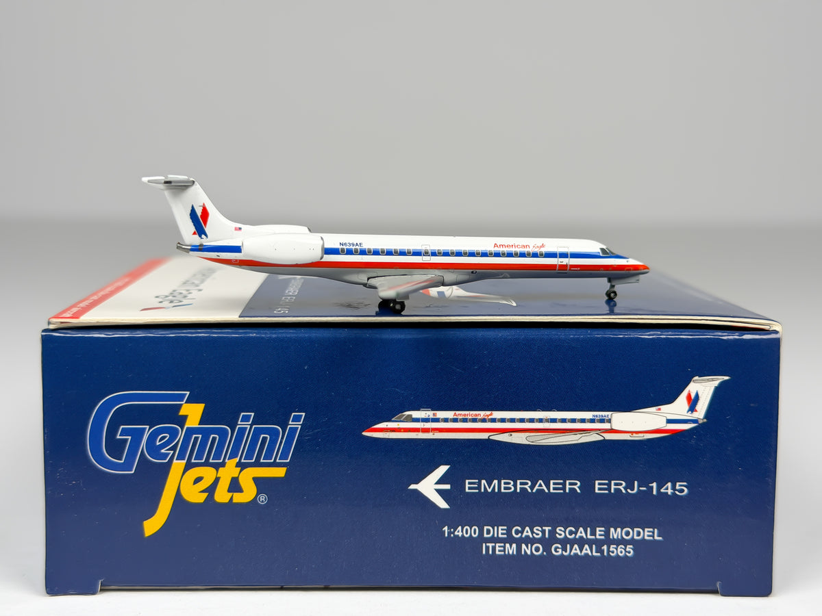 American Eagle Embraer E145 1:400 Gemini Jets N639AE (GJAAL1565)