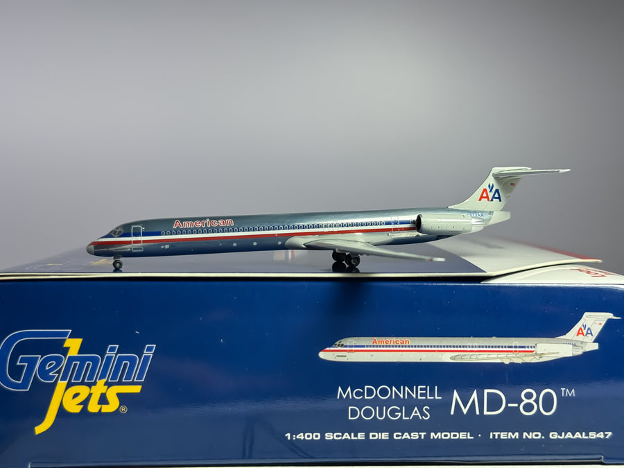 American Airlines McDonnell Douglas MD-80 1:400 Gemini Jets N573AA (GJAAL547)