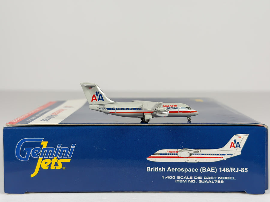 American Airlines BAe 146 (Avro RJ85) 1:400 Gemini Jets N696AA (GJAAL759)