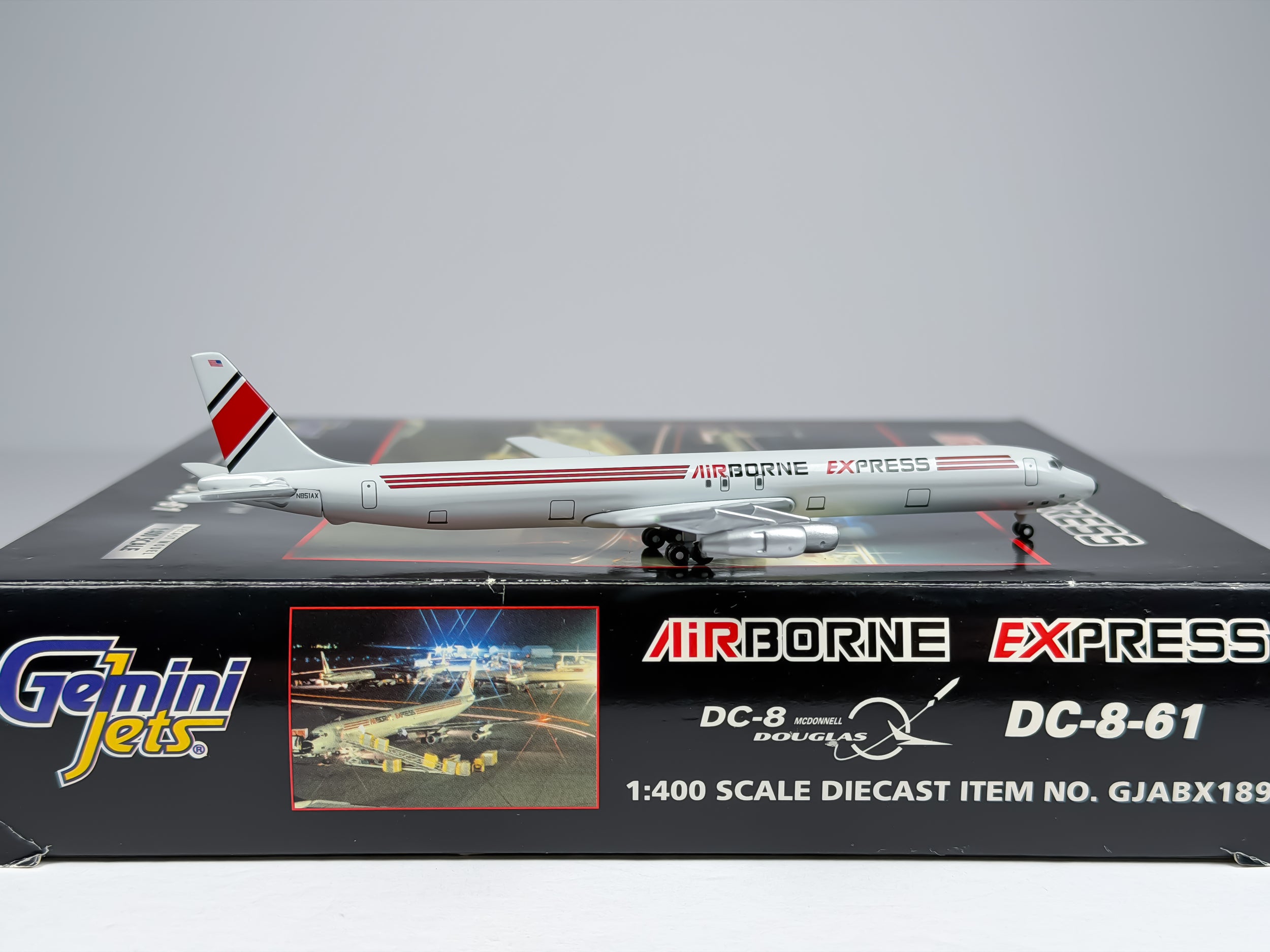 Airborne Express Douglas DC-8-61F 1:400 Gemini Jets N851AX (GJABX189)