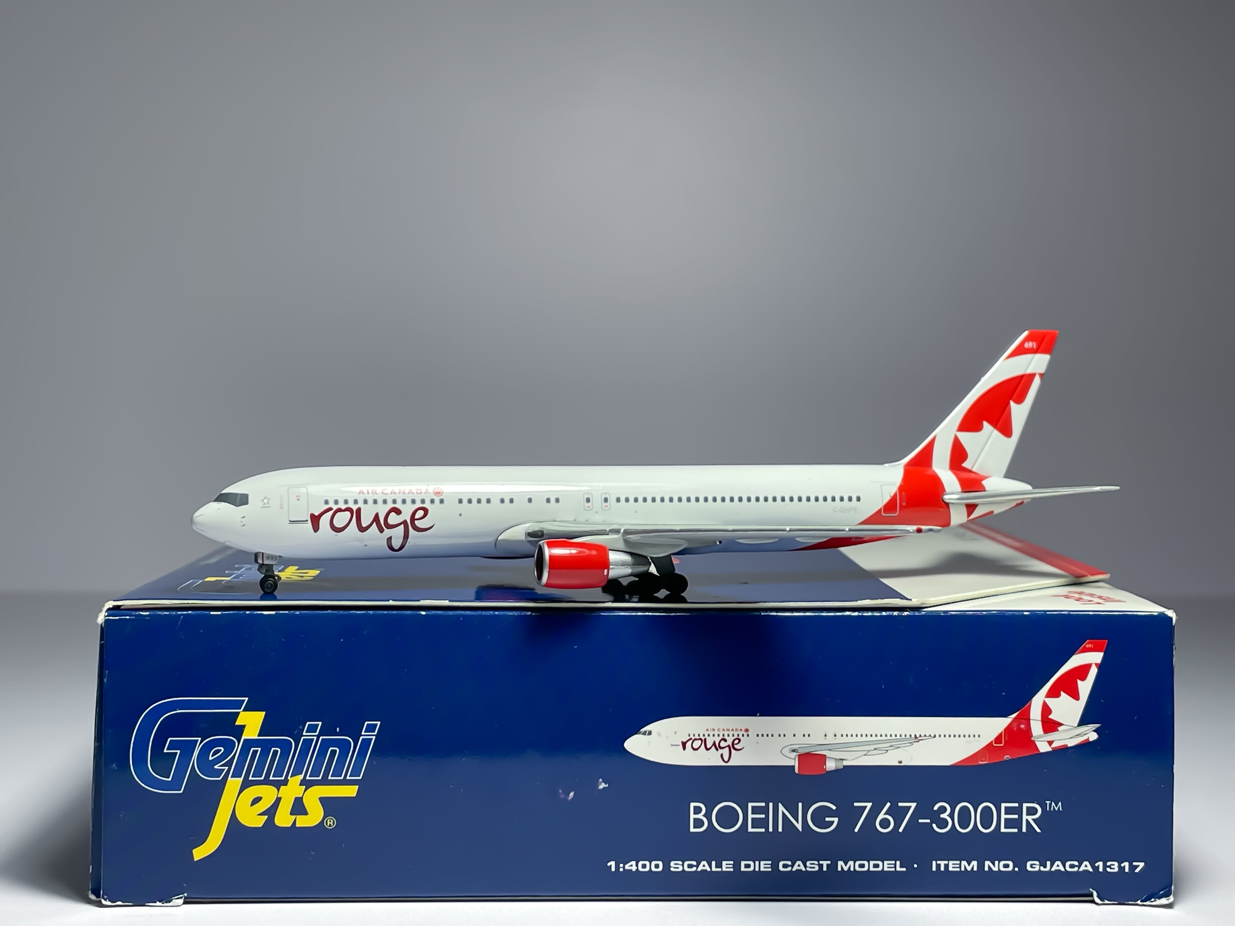 Air Canada Rouge Boeing 767-300ER 1:400 Gemini Jets C-GHPE (GJACA1317)