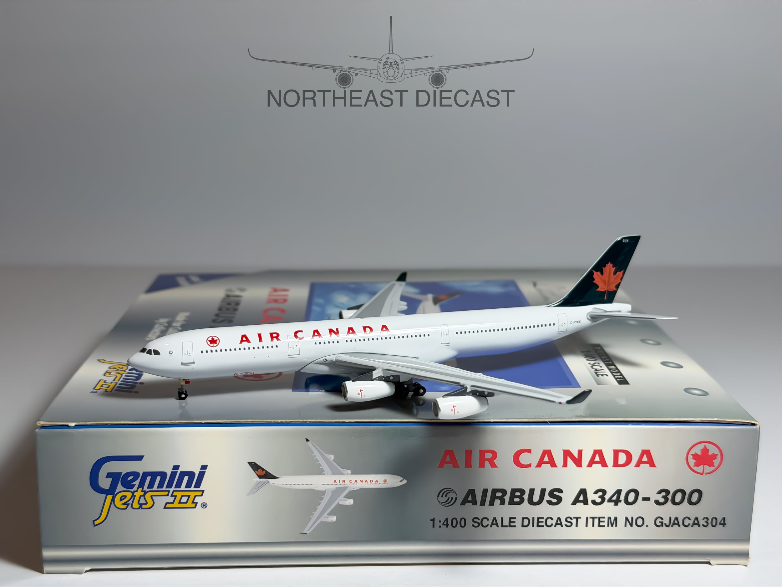 Air Canada Airbus A340-300 1:400 Gemini Jets C-FYKX (GJACA304)
