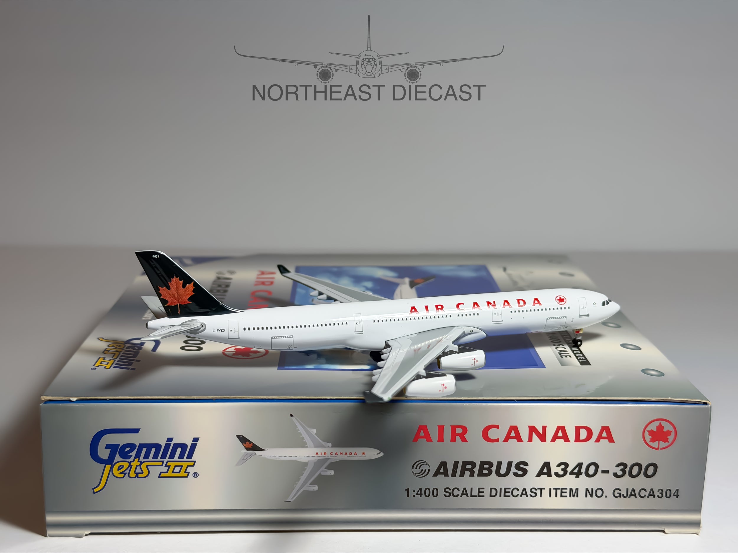Air Canada Airbus A340-300 1:400 Gemini Jets C-FYKX (GJACA304)