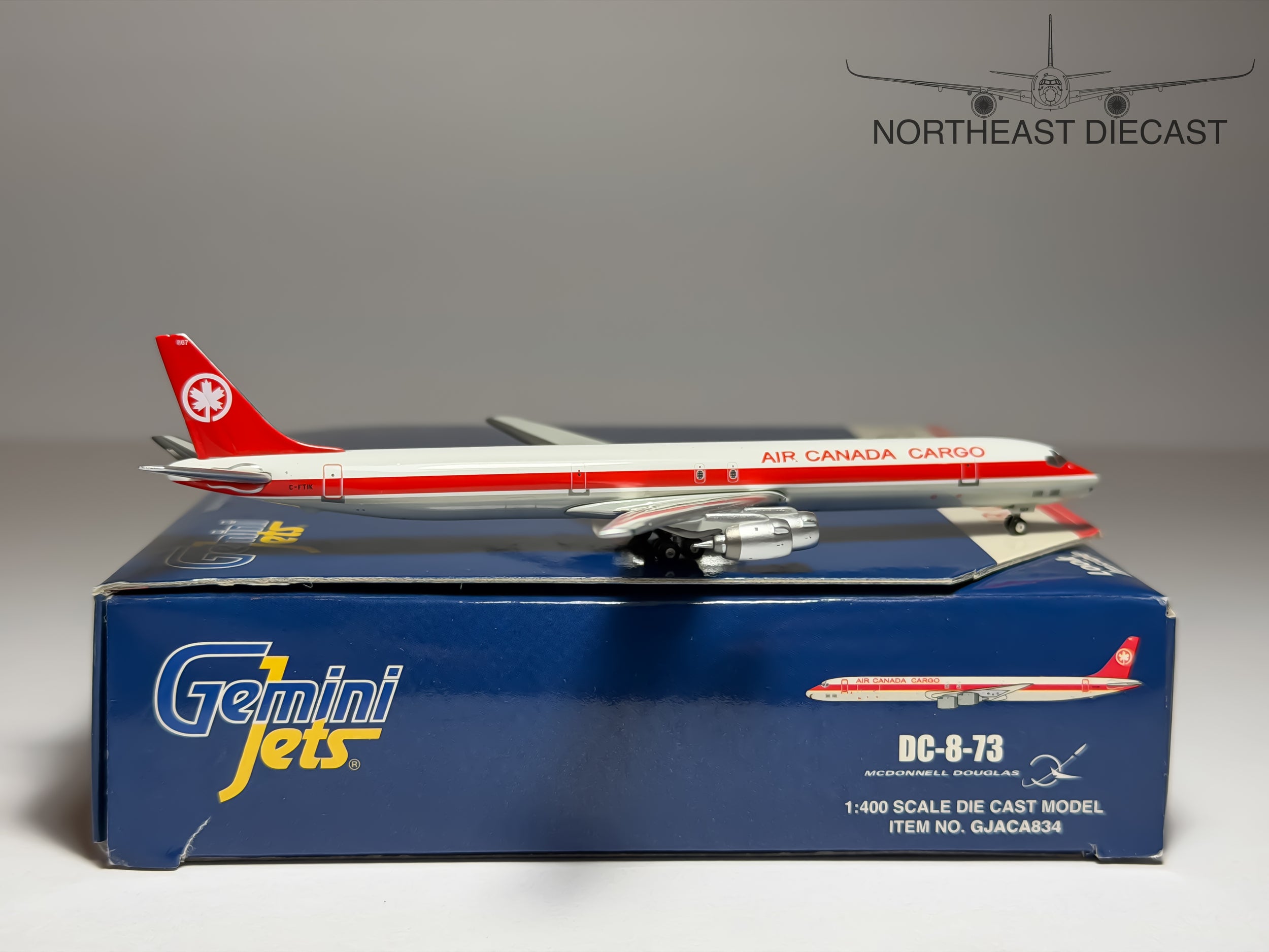 Air Canada Cargo Douglas DC-8-73 1:400 Gemini Jets C-FTIK (GJACA834)