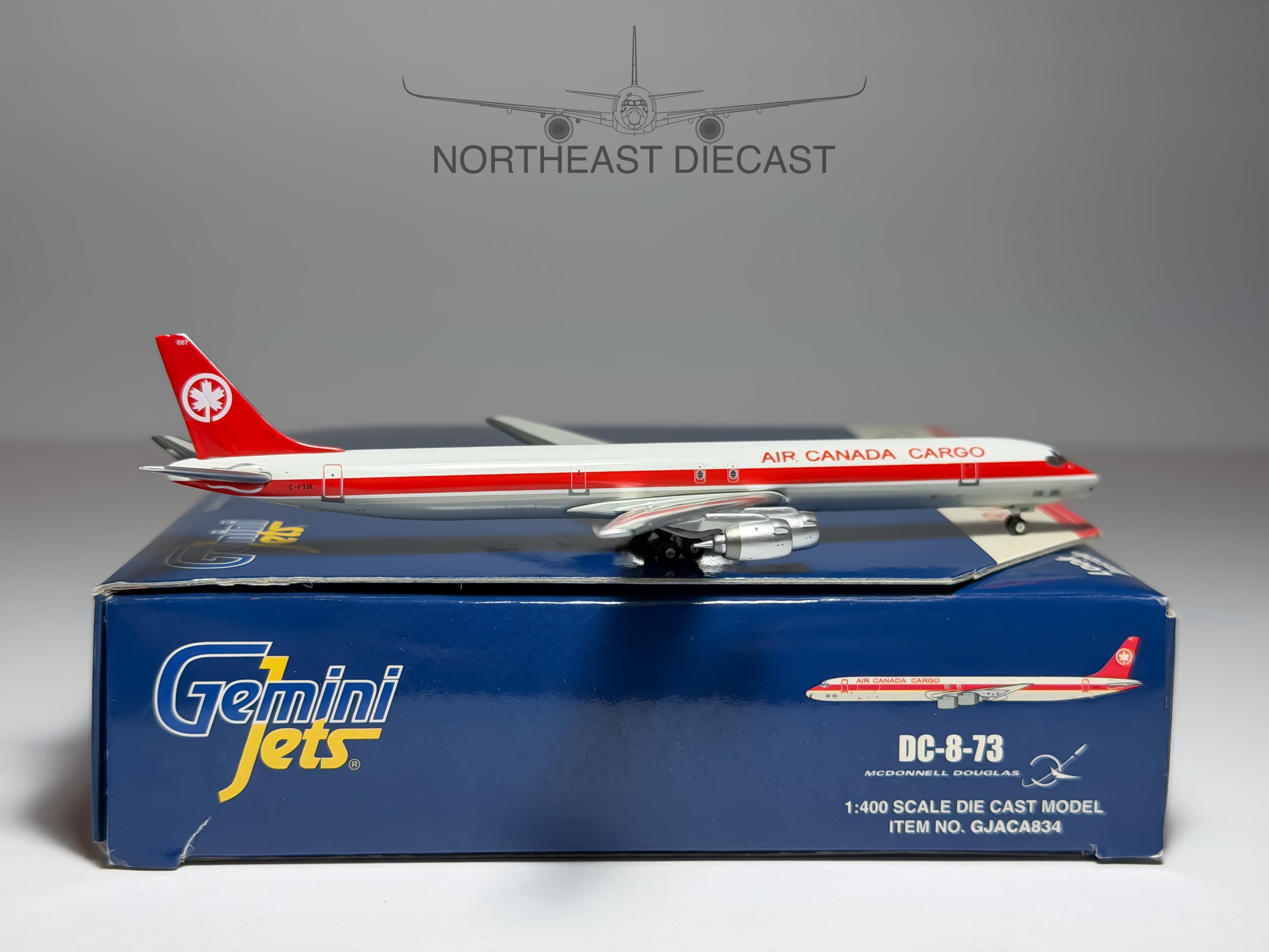Air Canada Cargo Douglas DC-8-73 1:400 Gemini Jets C-FTIK (GJACA834)