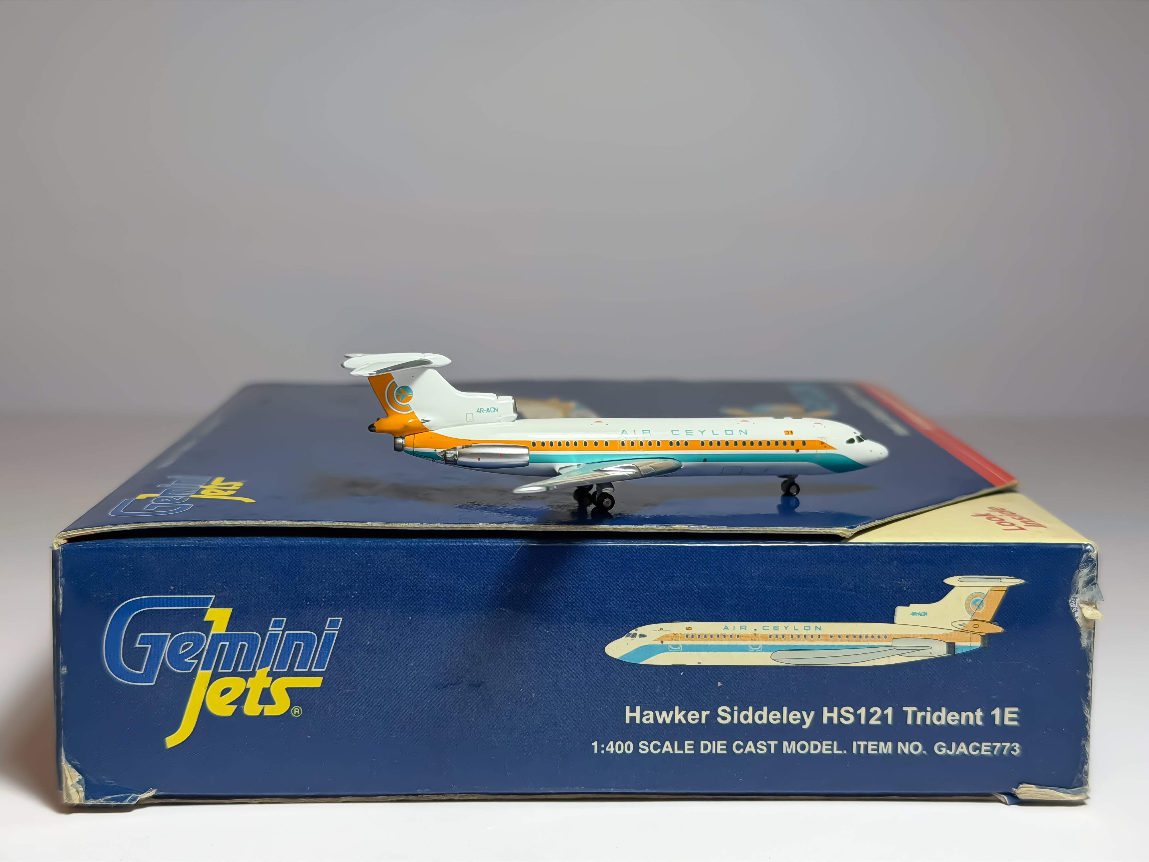 Air Ceylon Hawker Siddeley HS-121 Trident 1:400 Gemini Jets 4R-ACN (GJACE773)