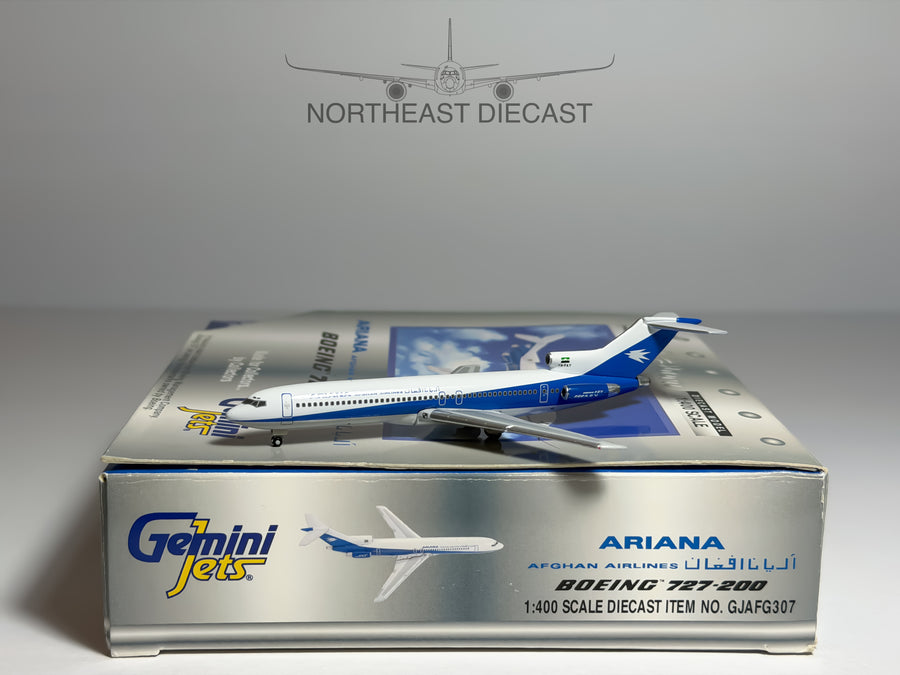 Ariana Afghan Airlines Boeing 727-200 1:400 Gemini Jets YA-FAY (GJAFG307)