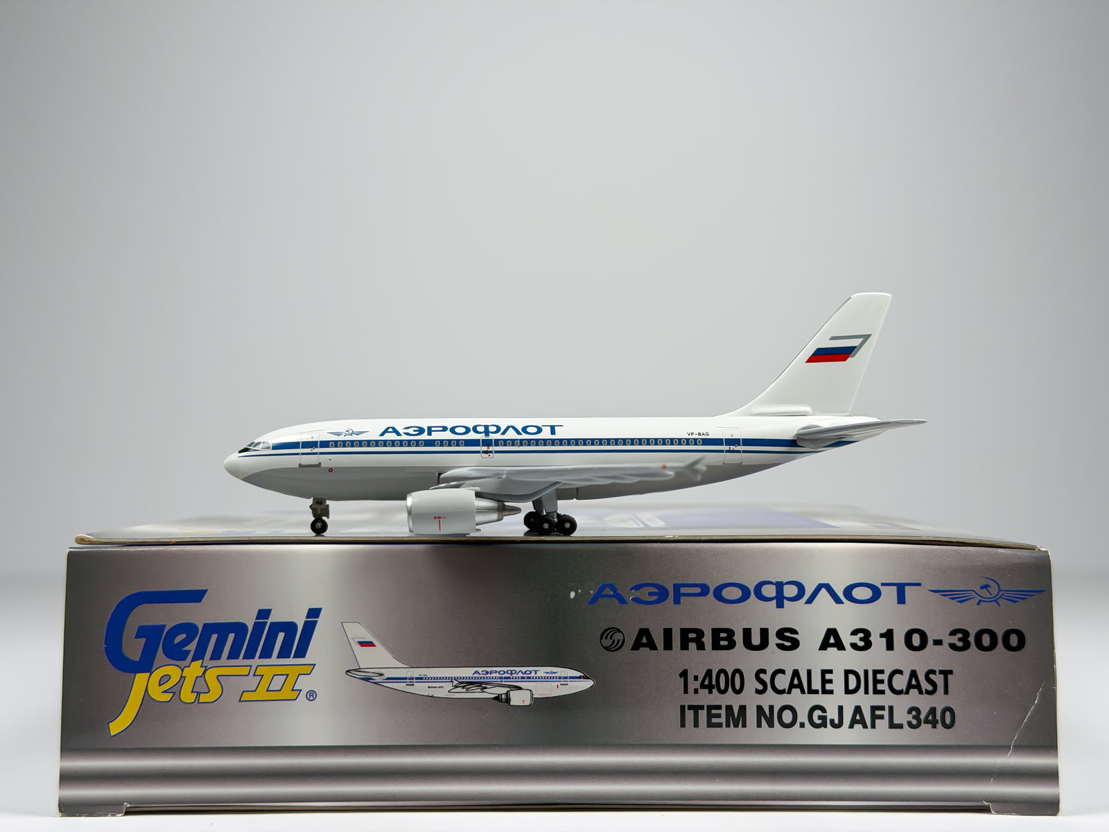 Aeroflot Airbus A310-300 1:400 Gemini Jets VP-BAG (GJAFL340)