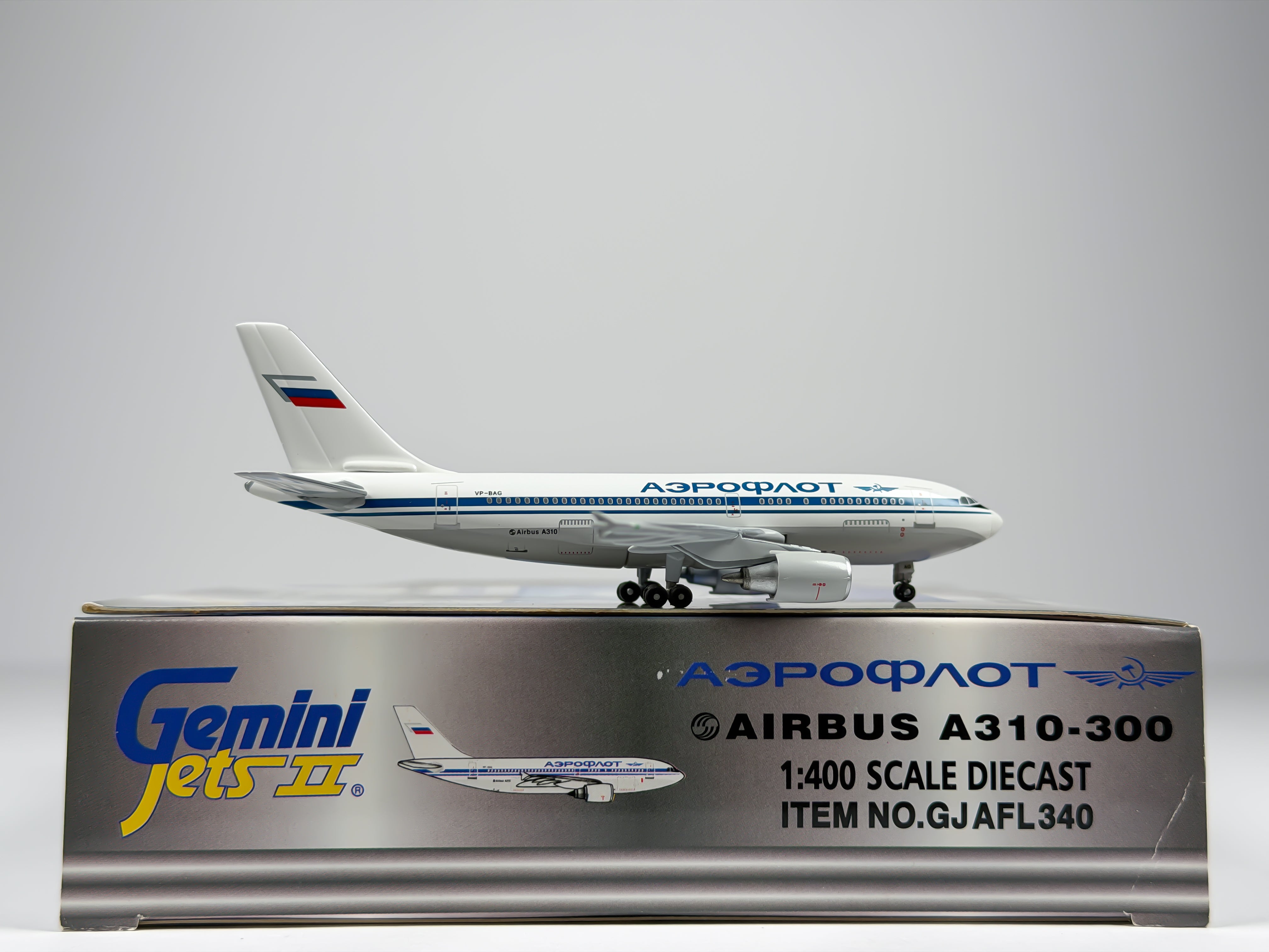 Aeroflot Airbus A310-300 1:400 Gemini Jets VP-BAG (GJAFL340)