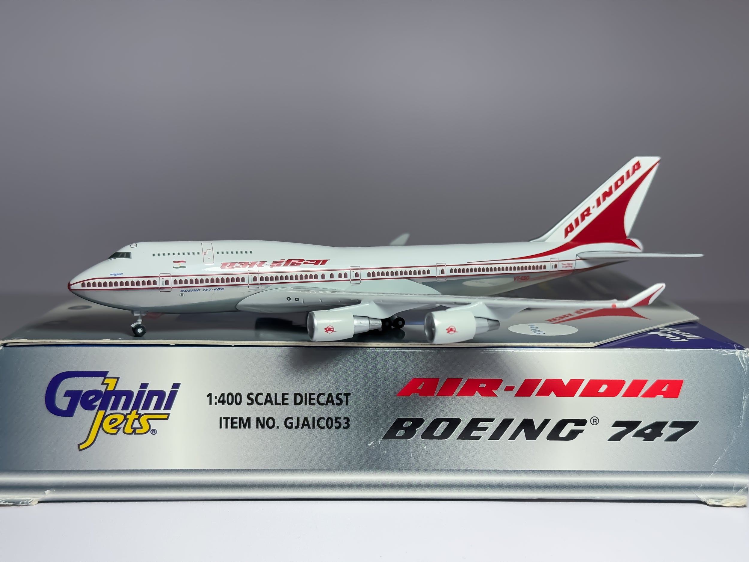 Air India Boeing 747-400 1:400 Gemini Jets VT-ESO (GJAIC053)