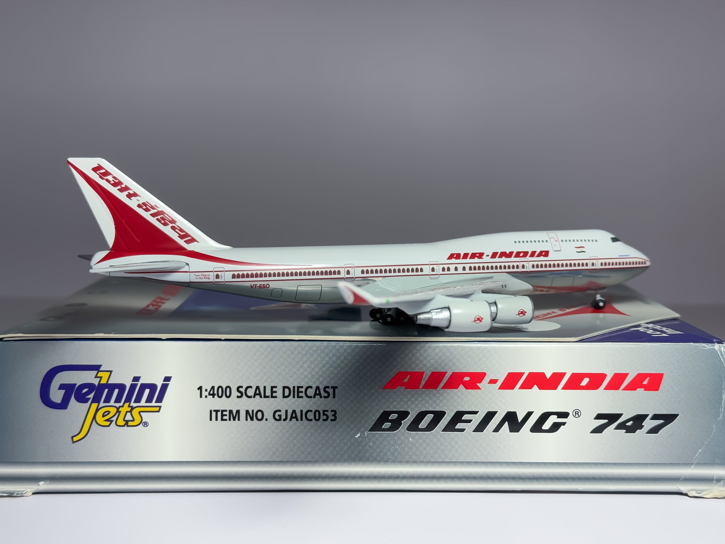 Air India Boeing 747-400 1:400 Gemini Jets VT-ESO (GJAIC053)