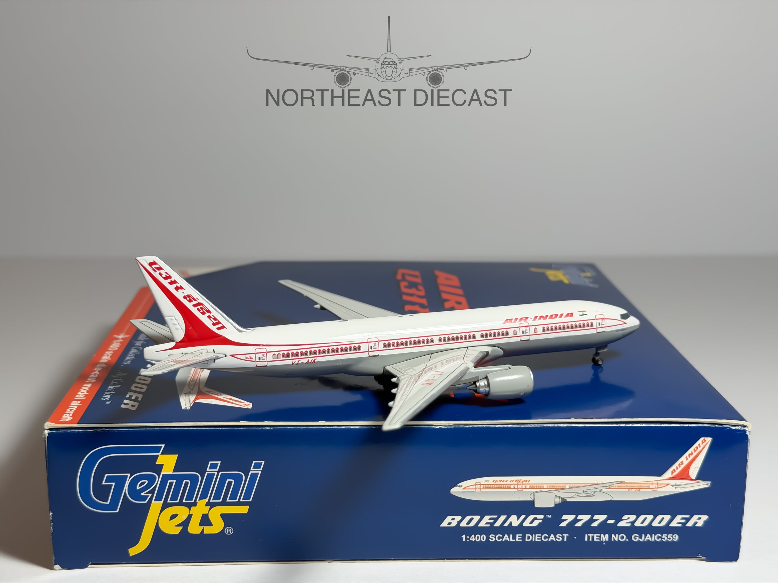 Air India Boeing 777-200 1:400 Gemini Jets VT-AIK (GJAIC559)