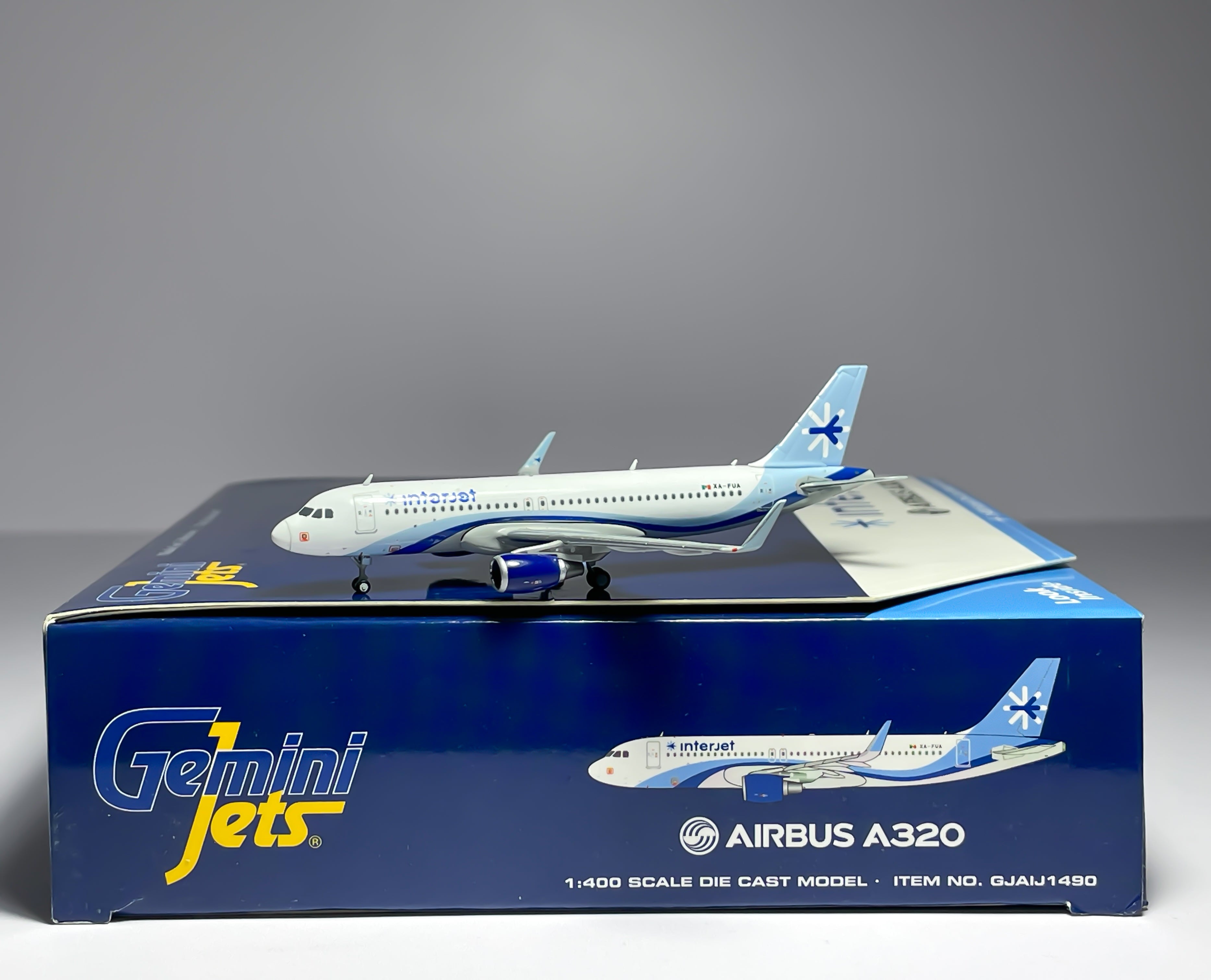 Interjet Airbus A320 1:400 Gemini Jets XA-FUA (GJAIJ1490)