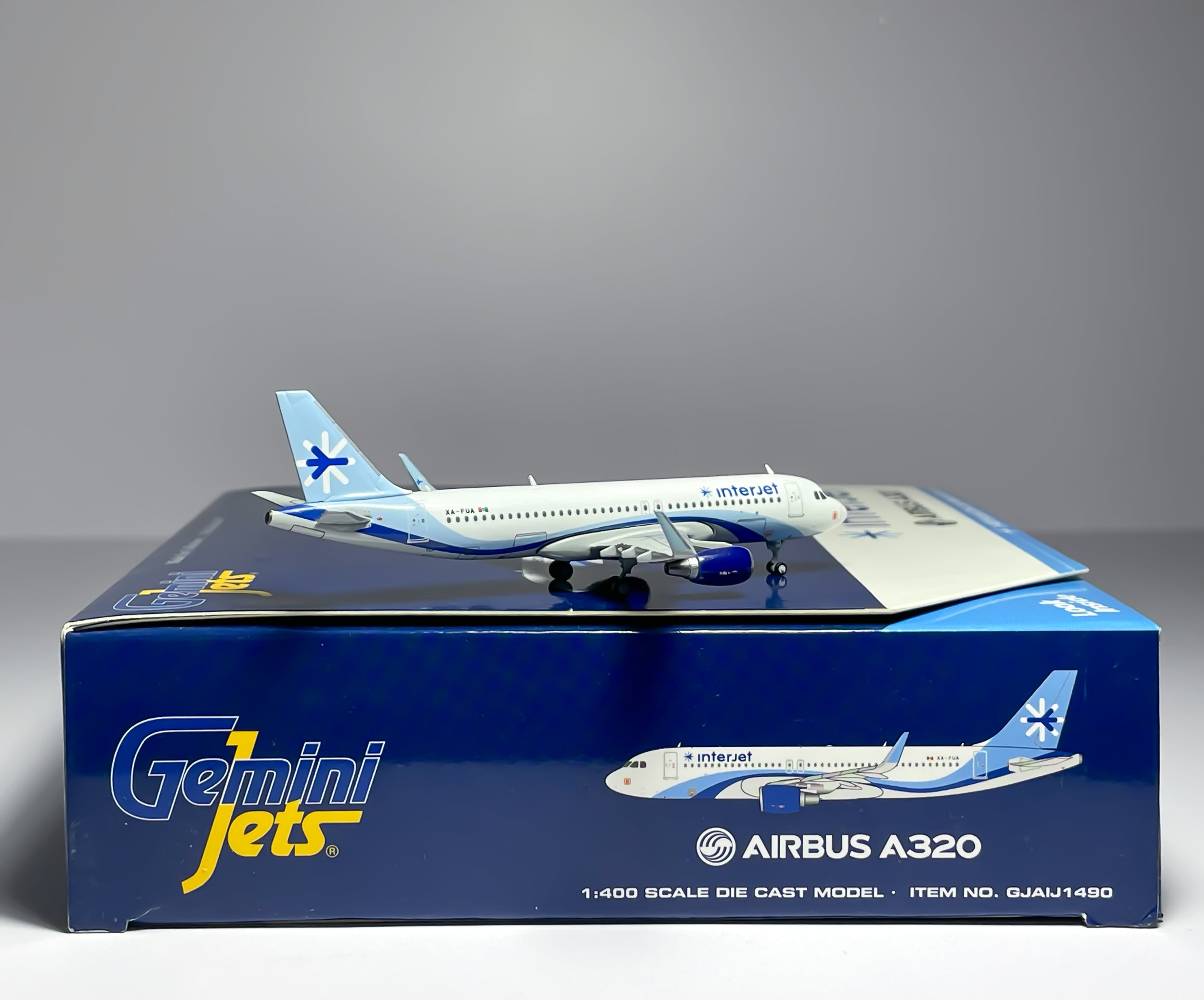 Interjet Airbus A320 1:400 Gemini Jets XA-FUA (GJAIJ1490)