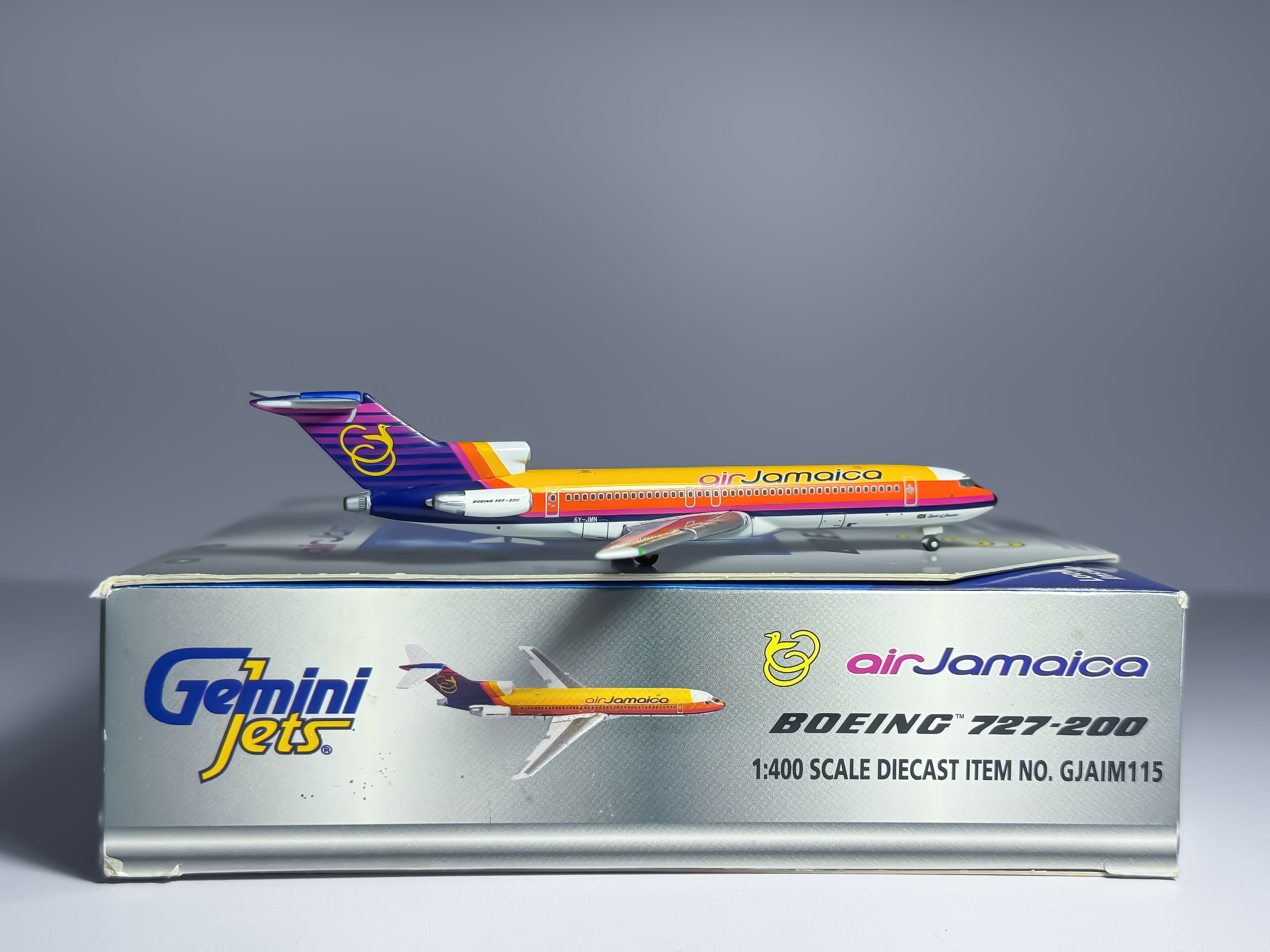 Air Jamaica Boeing 727-200 1:400 Gemini Jets 6Y-JMN (GJAIM115)