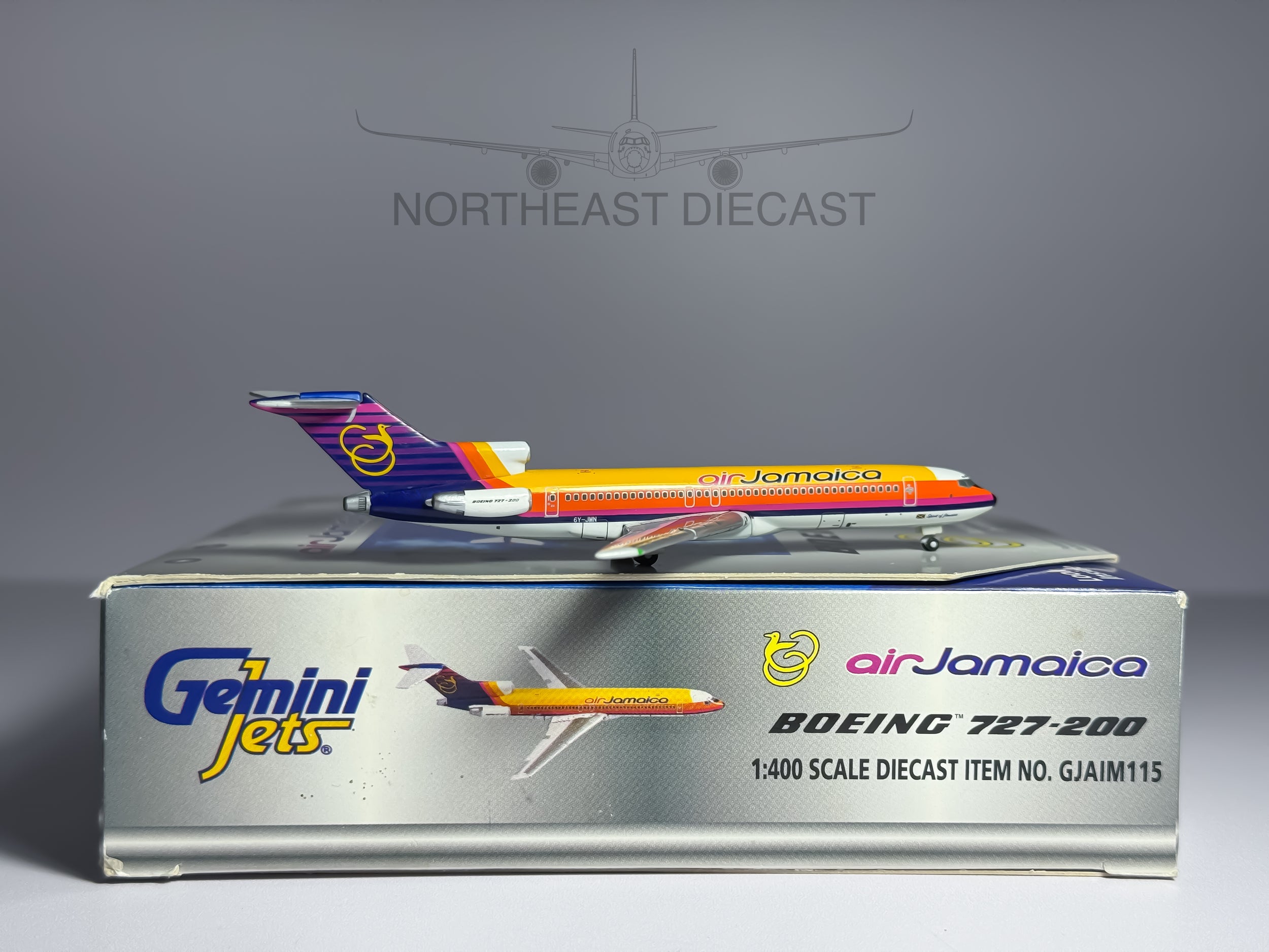 Air Jamaica Boeing 727-200 1:400 Gemini Jets 6Y-JMN (GJAIM115)