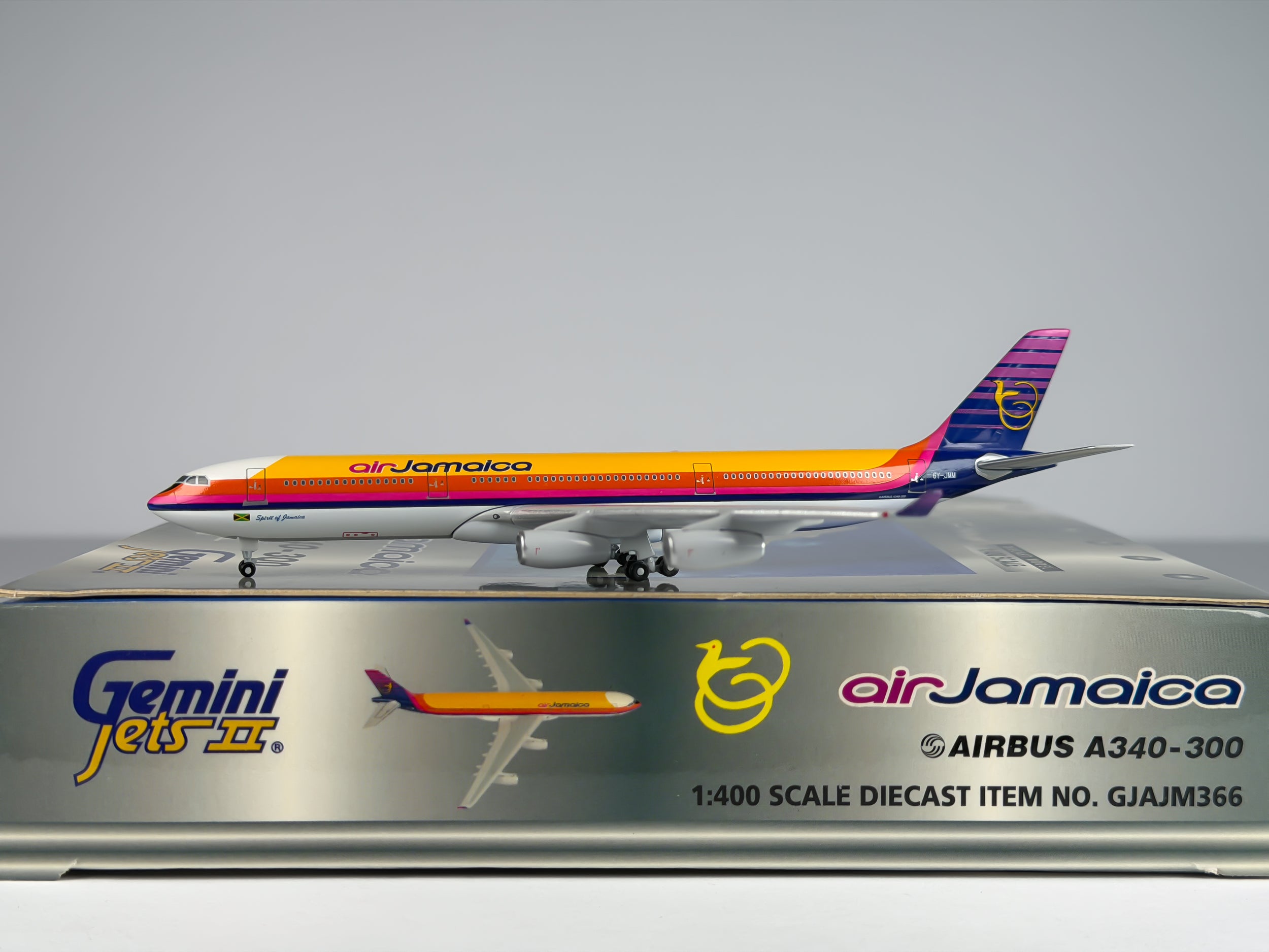 Air Jamaica Airbus A340-300 1:400 Gemini Jets 6Y-JMM (GJAJM366)