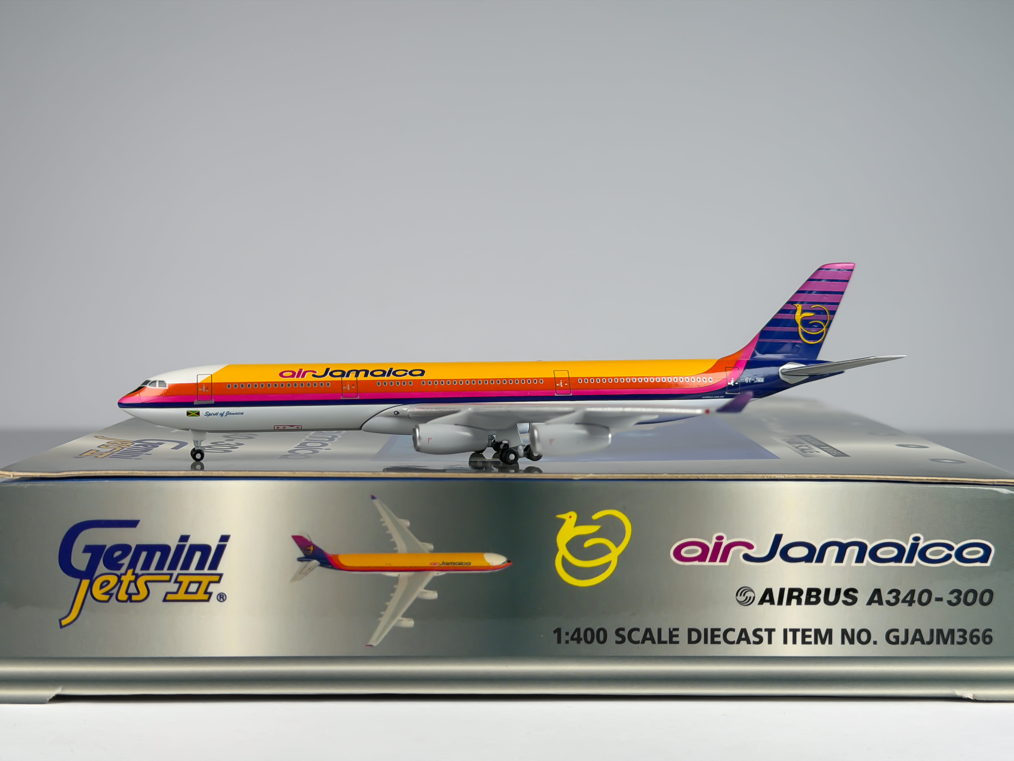 Air Jamaica Airbus A340-300 1:400 Gemini Jets 6Y-JMM (GJAJM366)