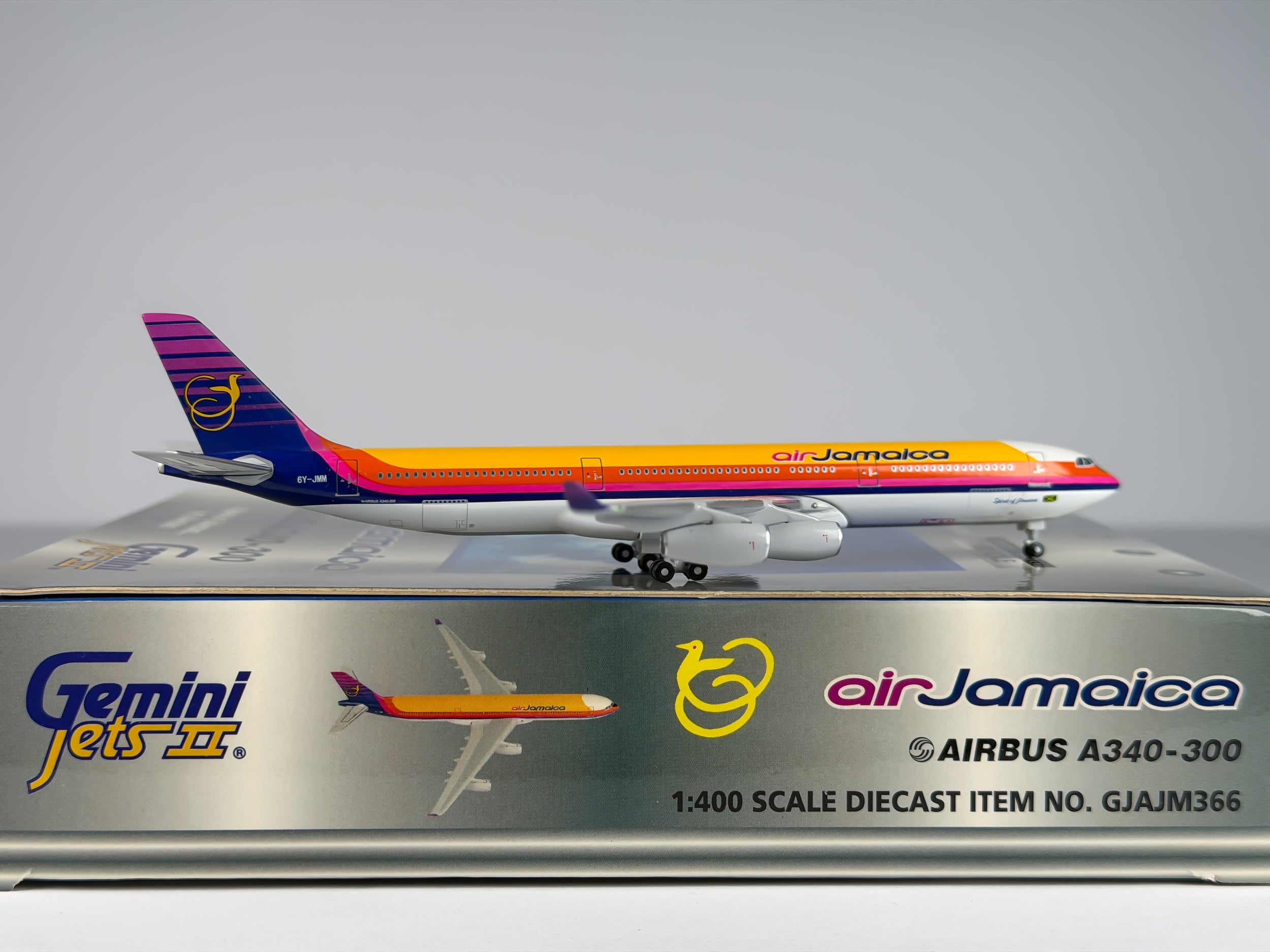 Air Jamaica Airbus A340-300 1:400 Gemini Jets 6Y-JMM (GJAJM366)