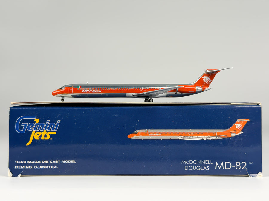 Aeromexico McDonnell Douglas MD-82 1:400 Gemini Jets N1003X (GJAMX1165)