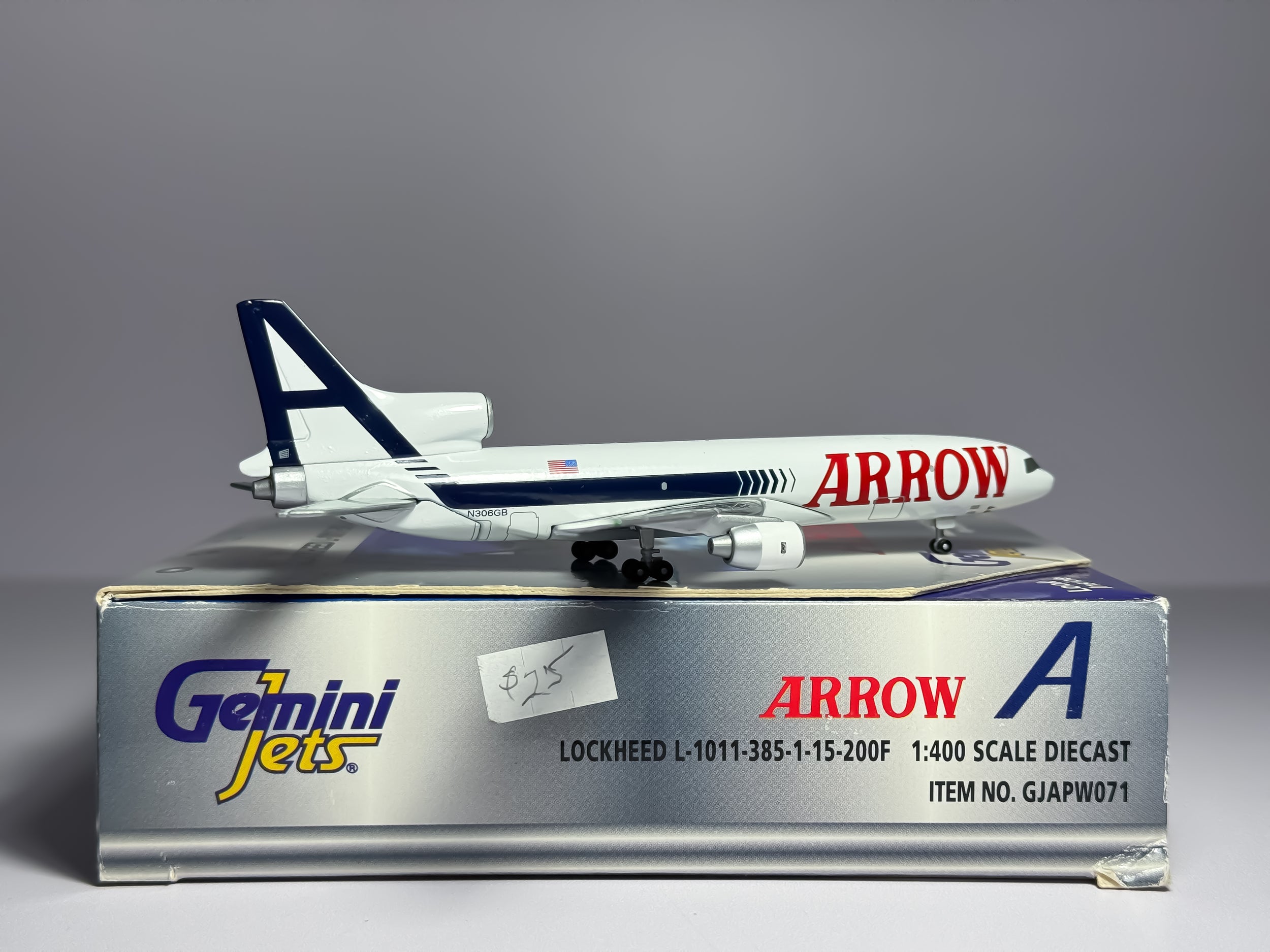 Arrow Air Lockheed L-1011 1:400 Gemini Jets N306GB (GJAPW071)