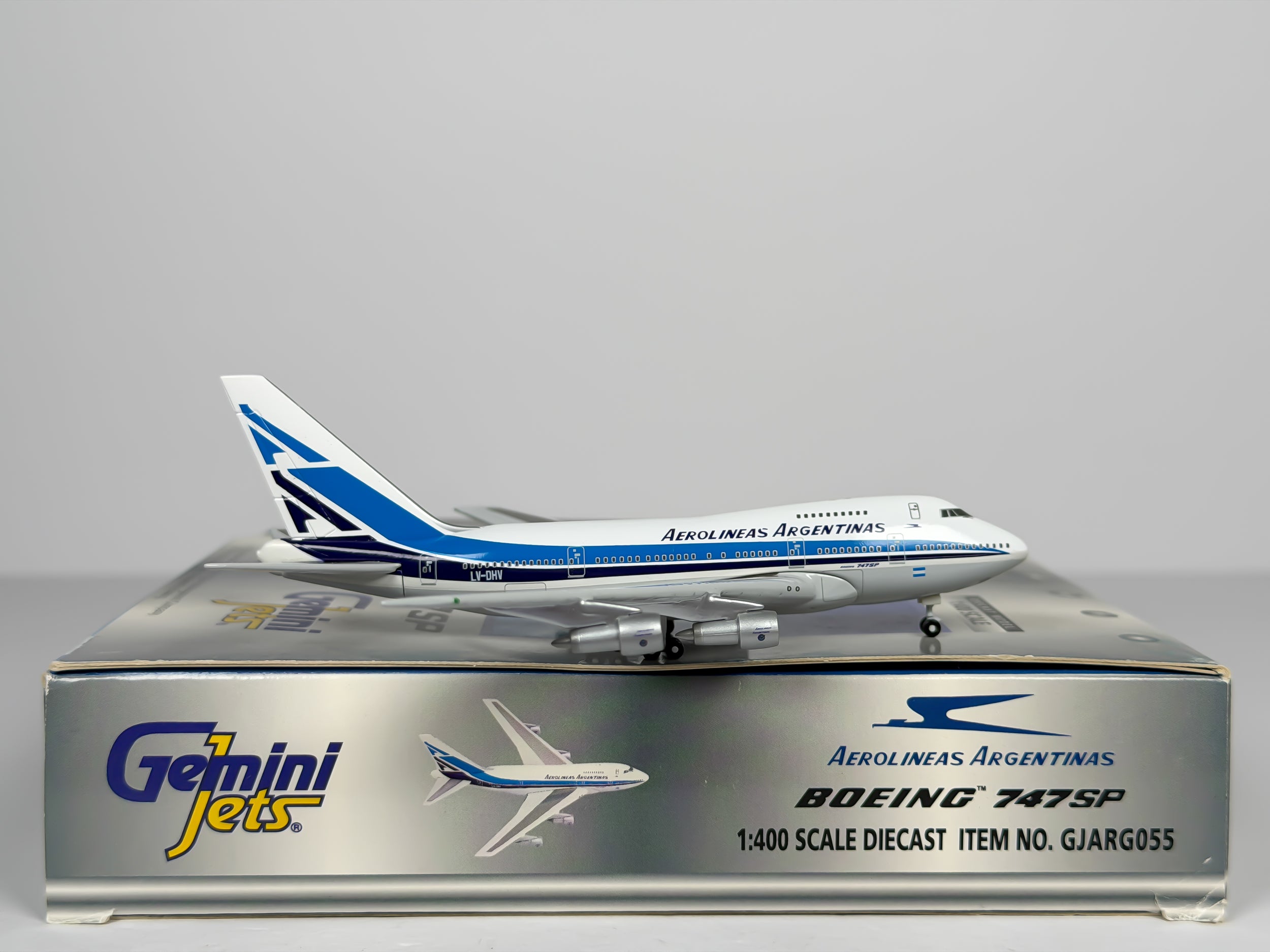 Aerolineas Argentinas Boeing 747SP 1:400 Gemini Jets LV-DHV (GJARG055)