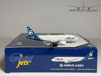 Alaska Airlines Airbus A320-200 1:400 Gemini Jets N625VA (GJASA1774)