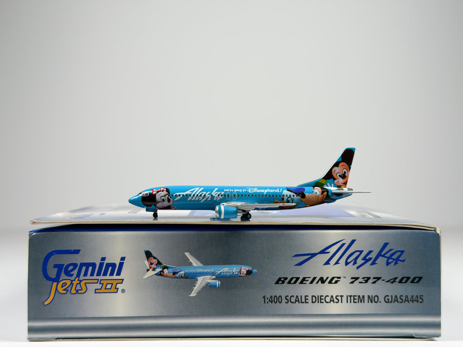 Alaska Airlines Boeing 737-400 1:400 Gemini Jets N784AS (GJASA445)