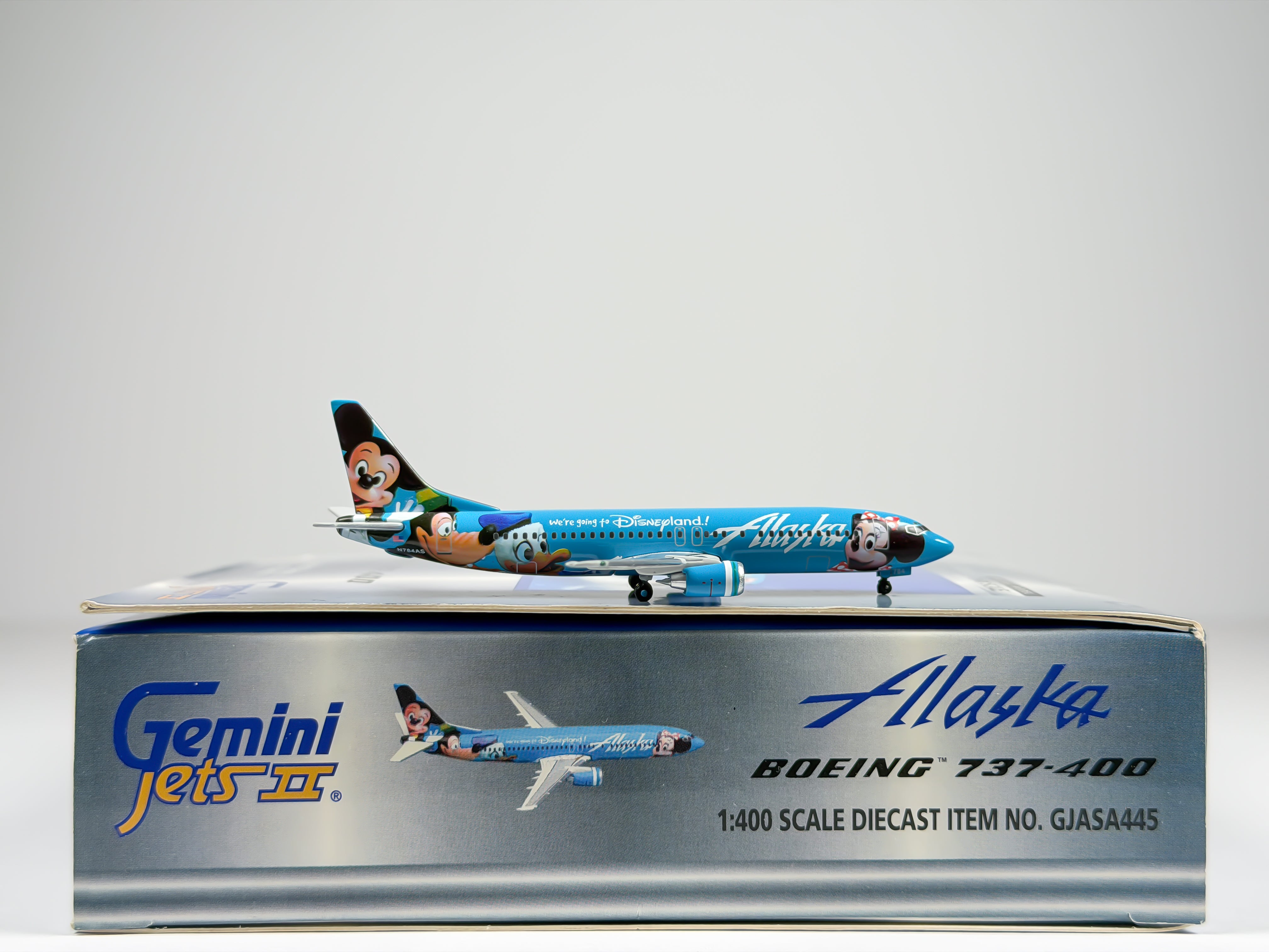 Alaska Airlines Boeing 737-400 1:400 Gemini Jets N784AS (GJASA445)
