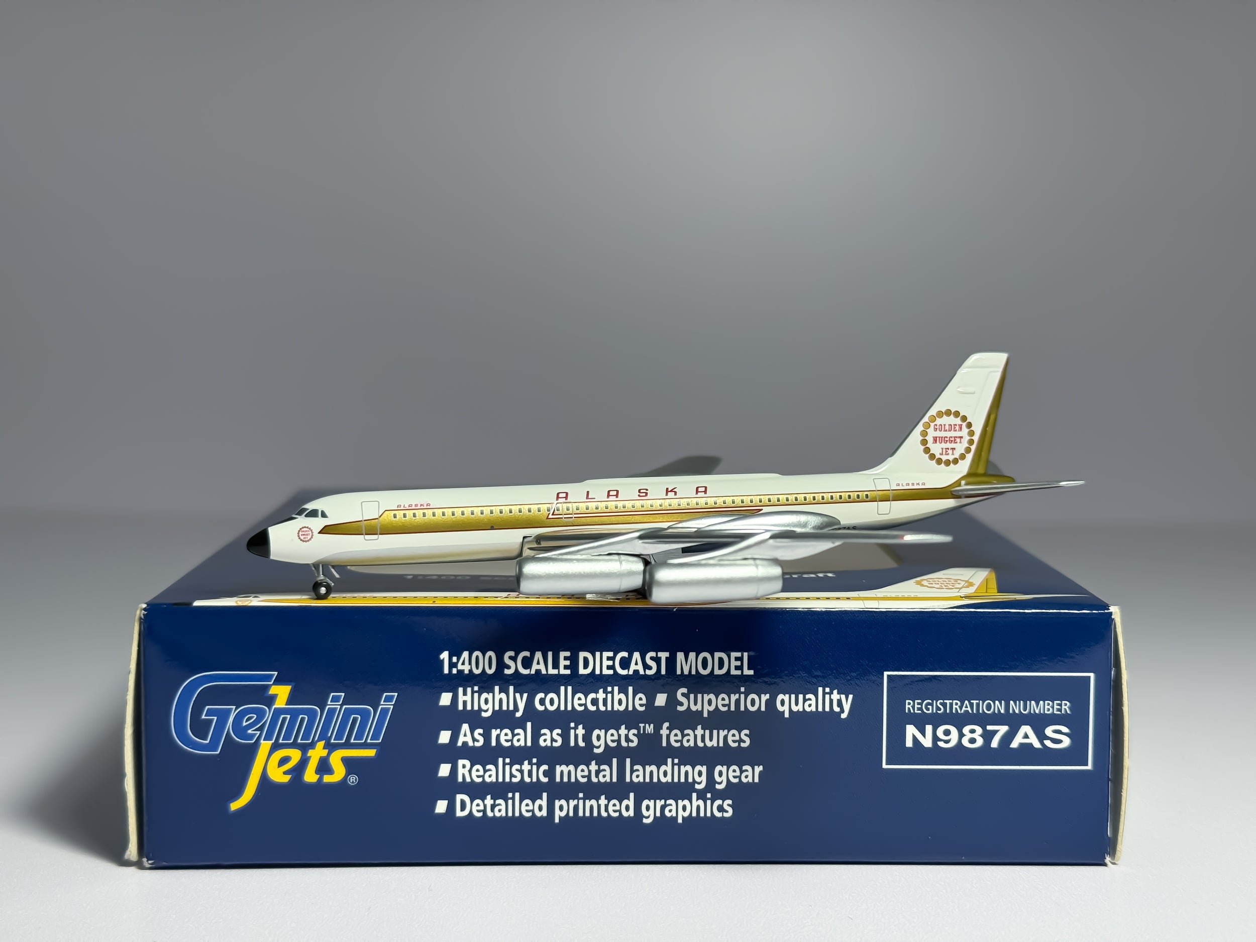 Alaska Airlines Convair CV-990 1:400 Gemini Jets N987AS (GJASA539)