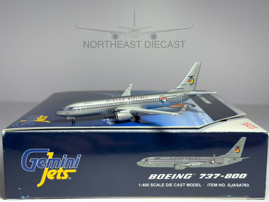 Alaska Airlines Boeing 737-800 1:400 Gemini Jets N569AS (GJASA783)
